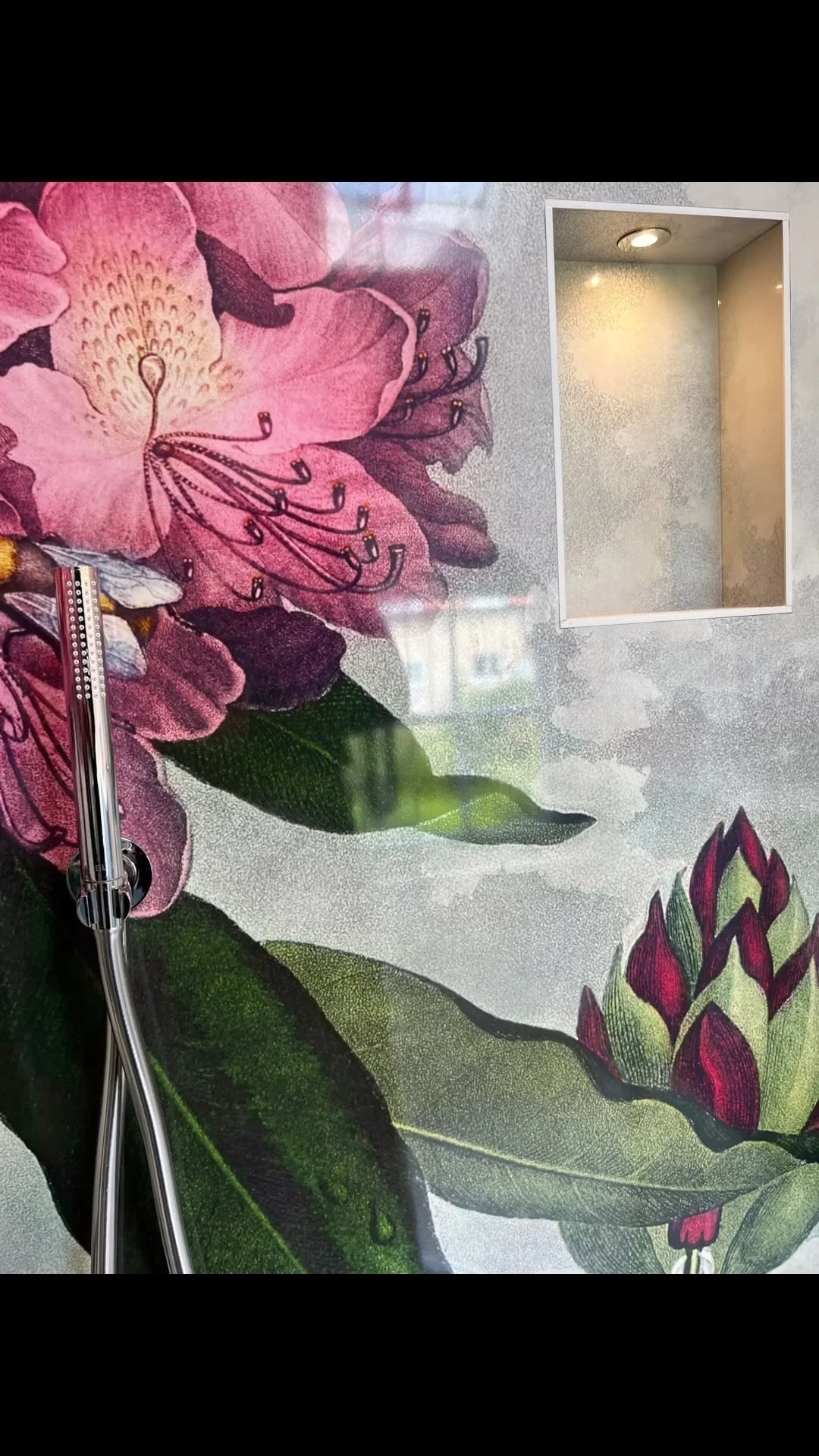 Custom printed shower panels Showerscape