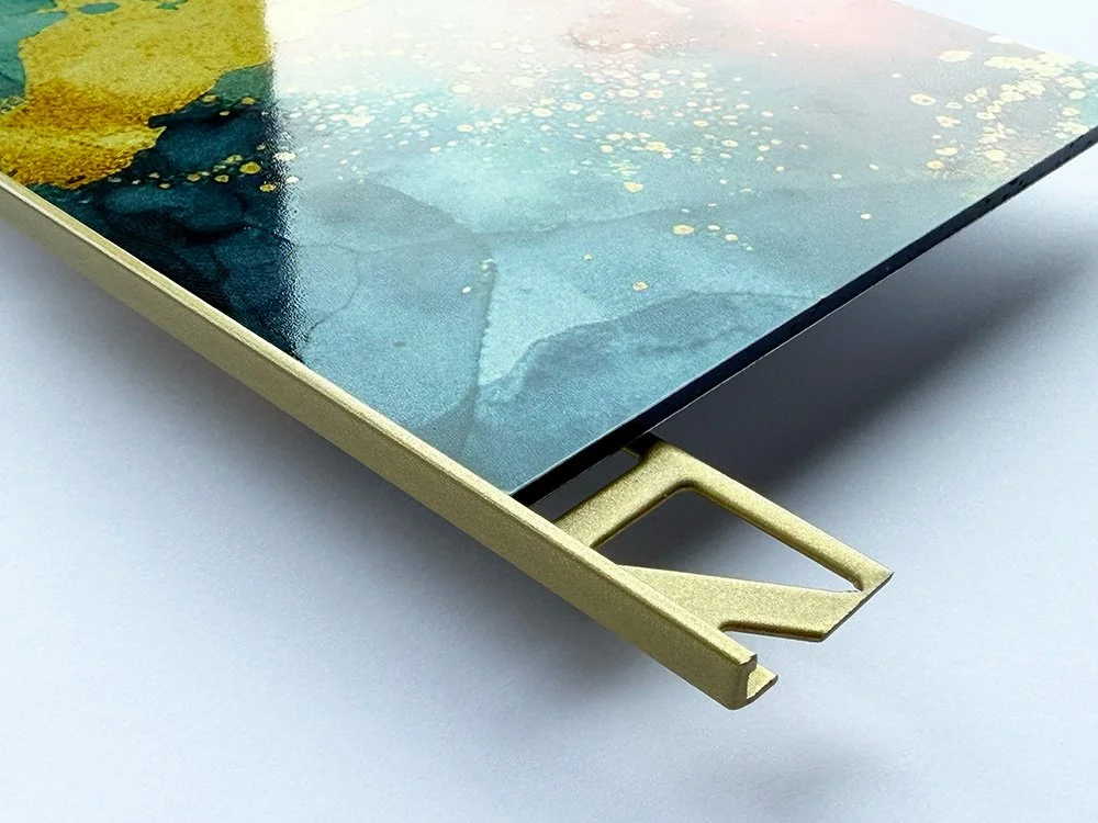Composite Shower Panel Edge Trim - Gold 2.5m