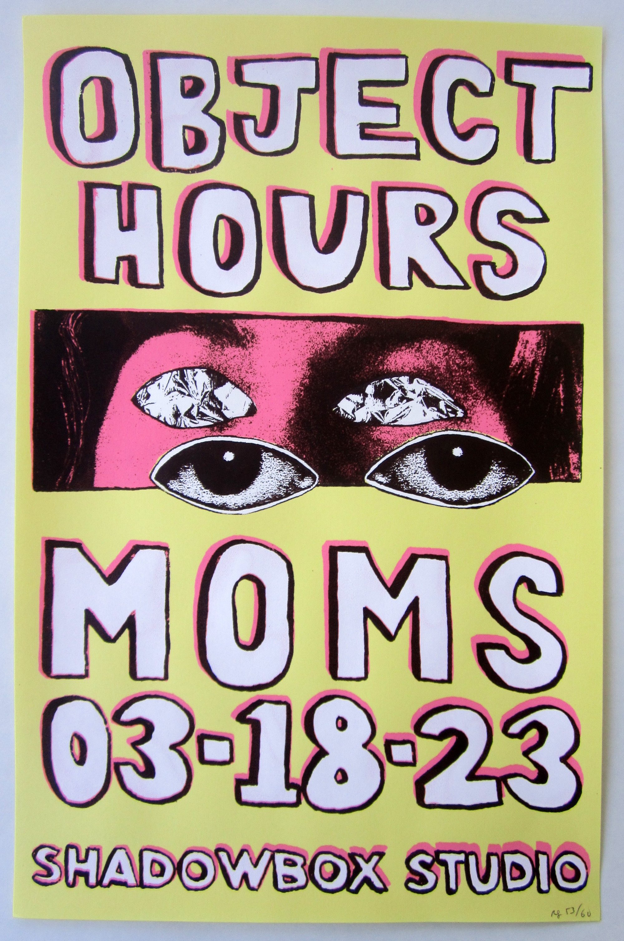 Object Hours & Moms - Three Color Screen Print 2023