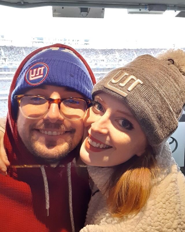 Wishing my love @kaitlynkurkemelis a happy Two Year Anniversary. The woman has put up with my puns for two years now and I can't believe it. Thanks for keeping me in line, boo. ❤

My love affair with the New York Football Giants has been going on for