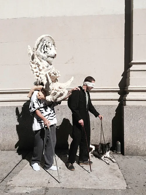 Seeing Eye Tiger , 2015 Performance at AIOP Recall, New York by Irvin Morazan