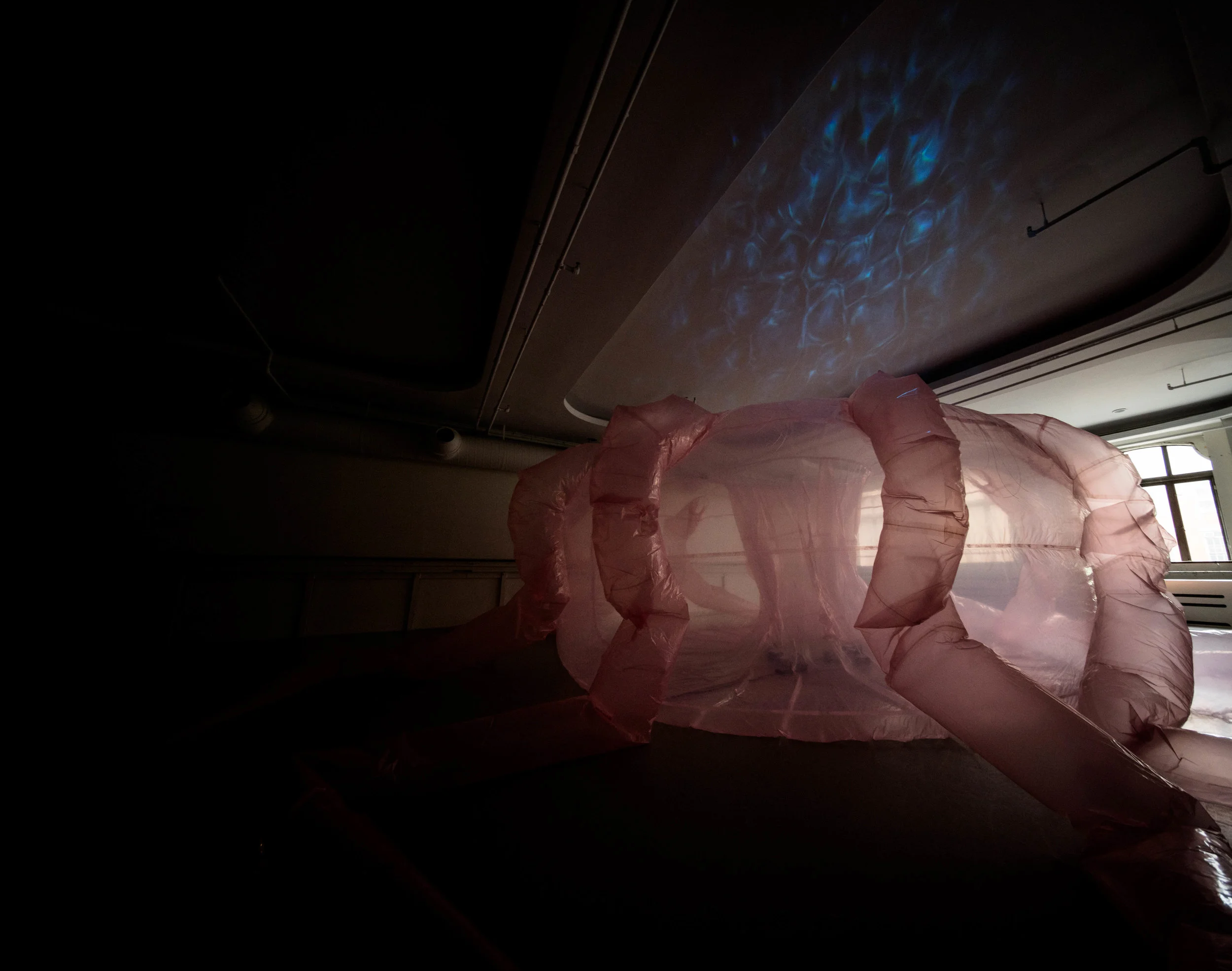 Overhead Water Projection Test