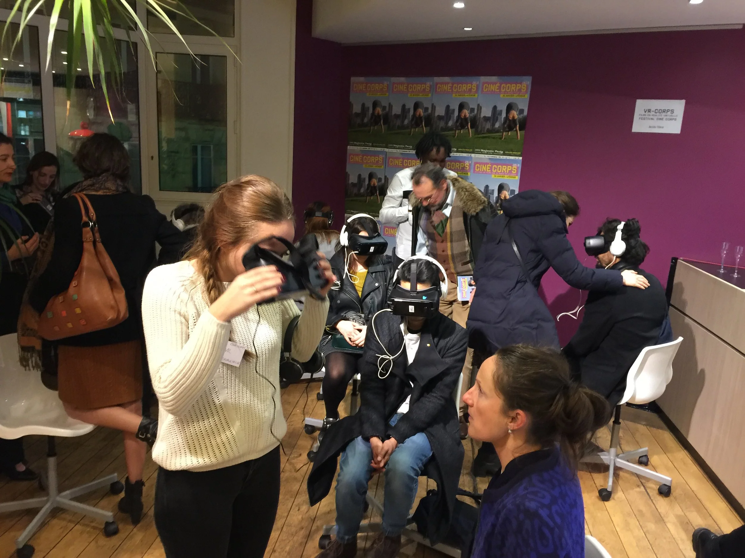 Ciné Corps VR curation, Paris, France 2019 