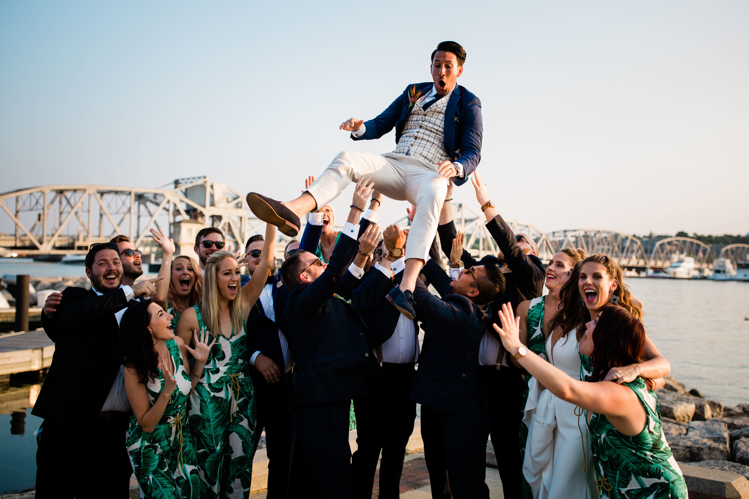 Tropical Sturgeon Bay Wedding | Second-Shooter Photography Highlights