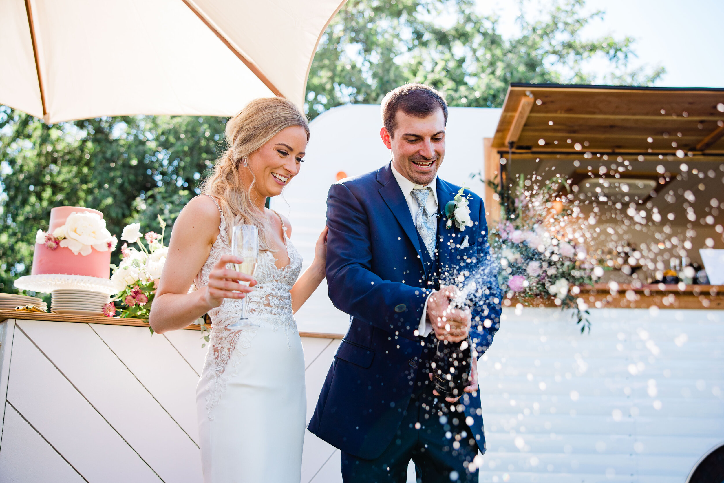 Garden Gables | Leah and Les's Champagne and Cake Wedding