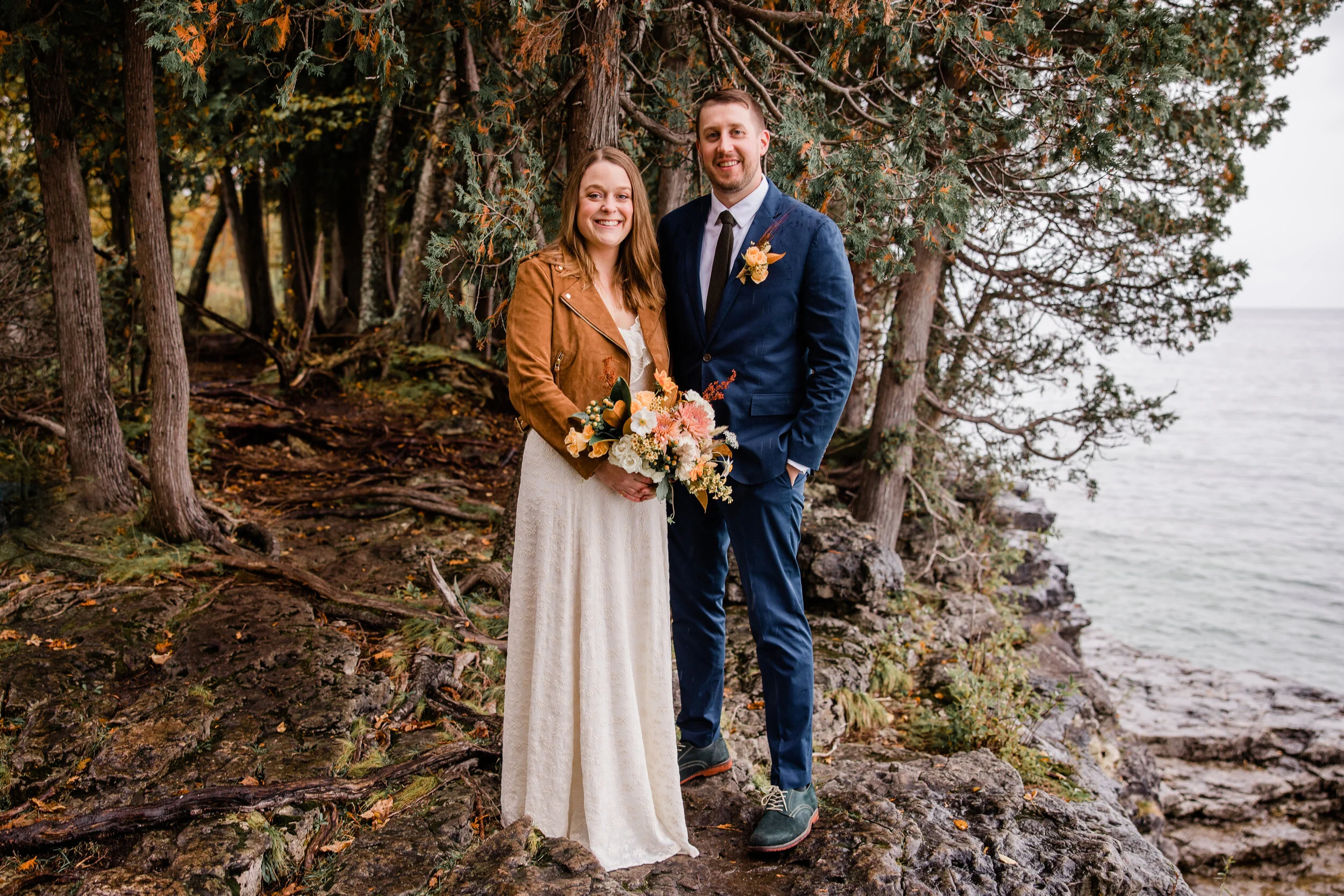 Whitefish Dunes State Park | Jenn and Greg's Wedding