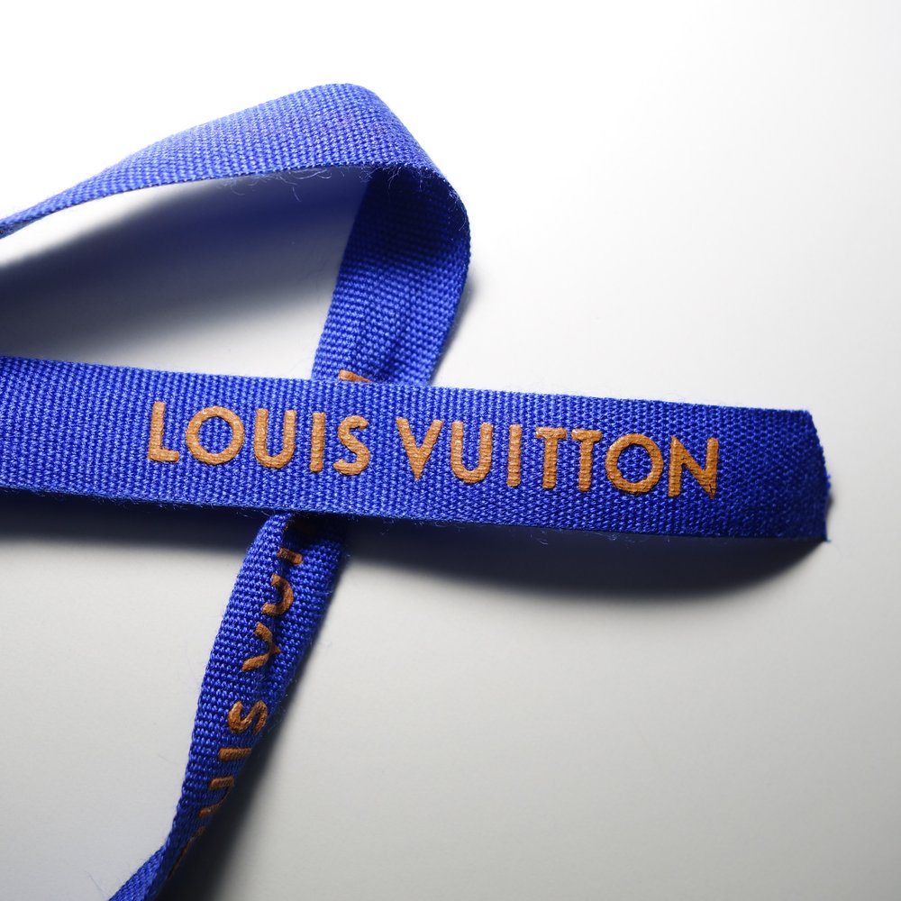 Authentic Louis Vuitton Ribbon 🎀 6FT Long!!!! For Gift Wrapping 🎁  Blue&orange