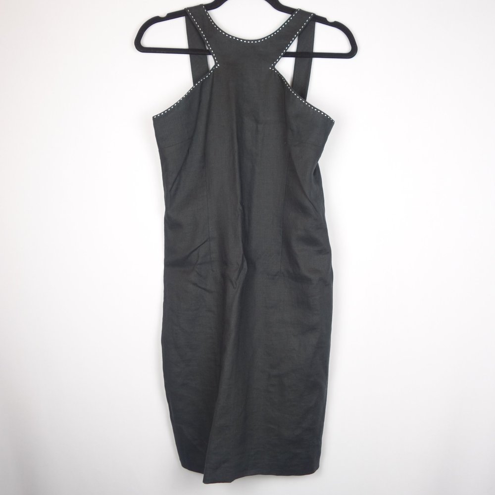 ralph lauren black sleeveless dress Ralph Lauren Blue Label Sleeveless Dress Black Pleated Stretch Cotton –  Celebrity Owned main image 0