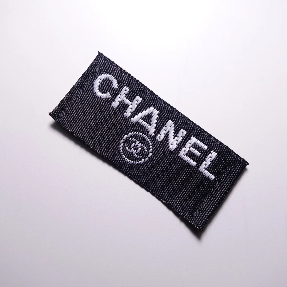 CHANELネームタグ Chanel Clothing Label Tag Sewing Replacement 2.75