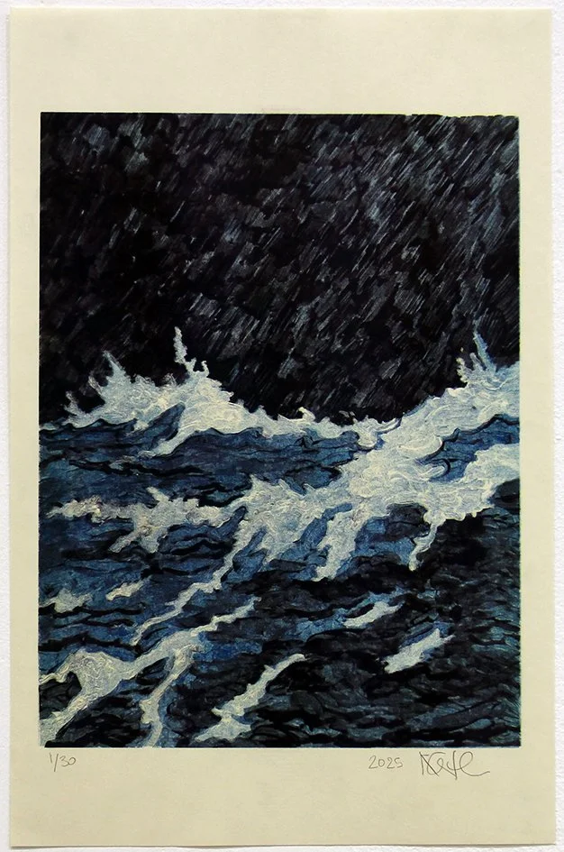   Winter Spring Summer Fall , 2025 is a new edition of Four 4-color Riso Prints available from my studio.  Please contact me directly for Information 