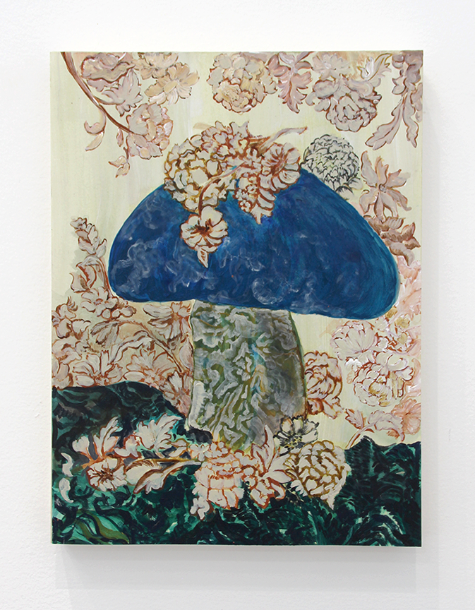  Mushroom, 2026  acrylic on paper 