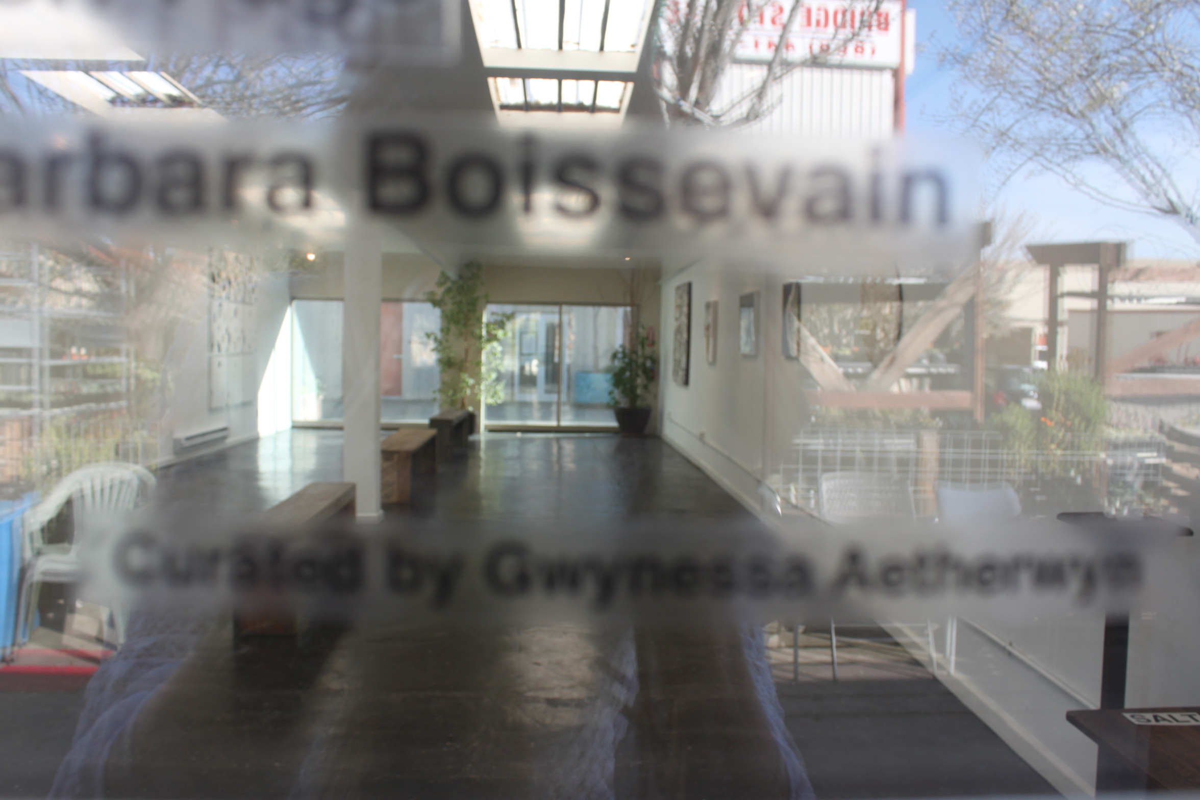 Entering the space @ BridgeMakerArts