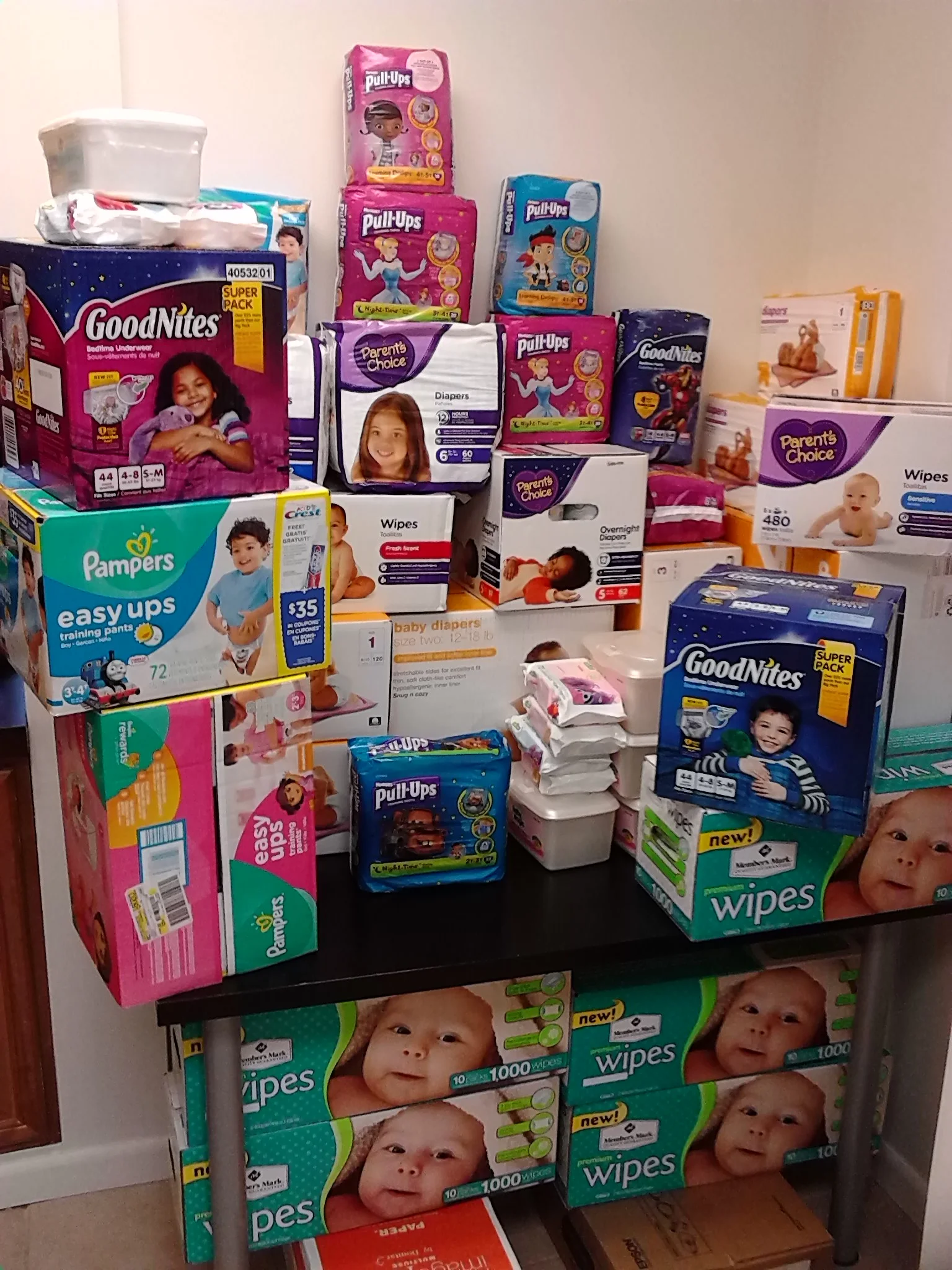  We support Sarah’s Hope Family Shelter Of Baltimore, Maryland with pampers, pull ups, and baby wipes several times throughout the year. We also support them with back to school back packs and supplies as well as bag lunches throughout the year. The 