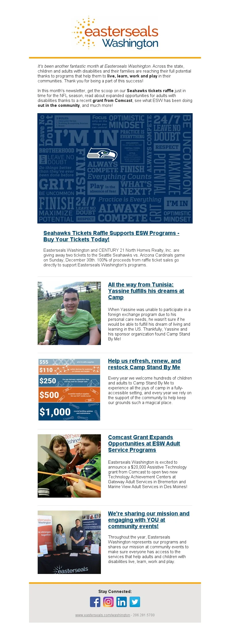 Easterseals E-newsletter