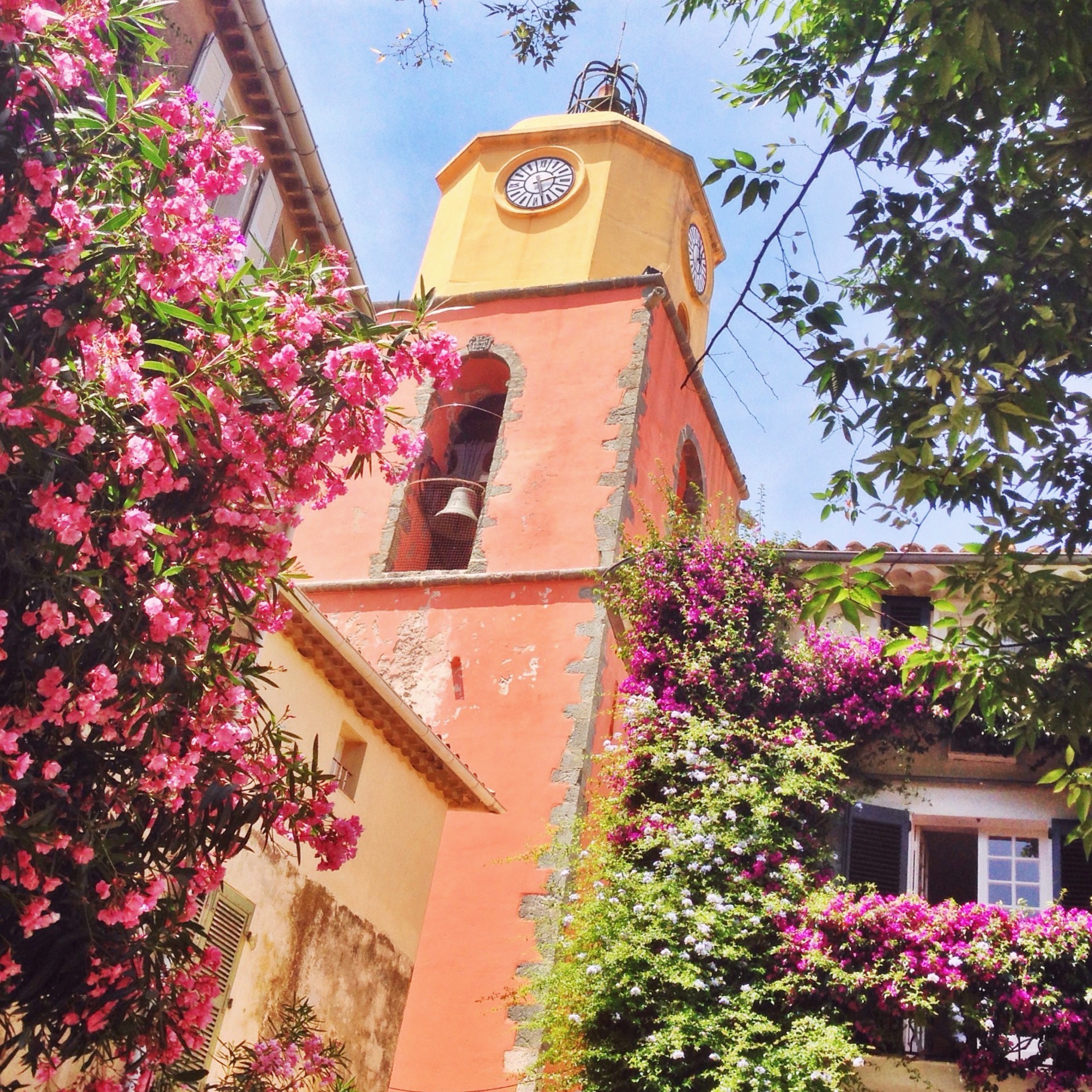 The Colourful Church of St. Tropez - Côte d'Azur - South of France (French Riviera)