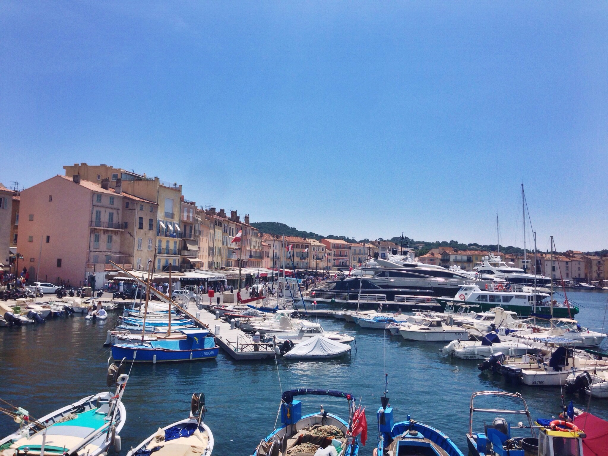 The port of St. Tropez - Côte d'Azur - South of France (French Riviera)
