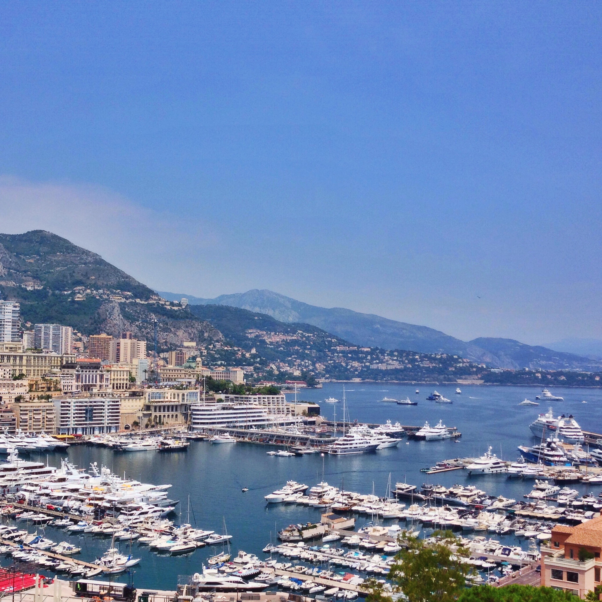 The Port with Luxury Yachts - Monaco - Côte d'Azur - South of France (French Riviera)