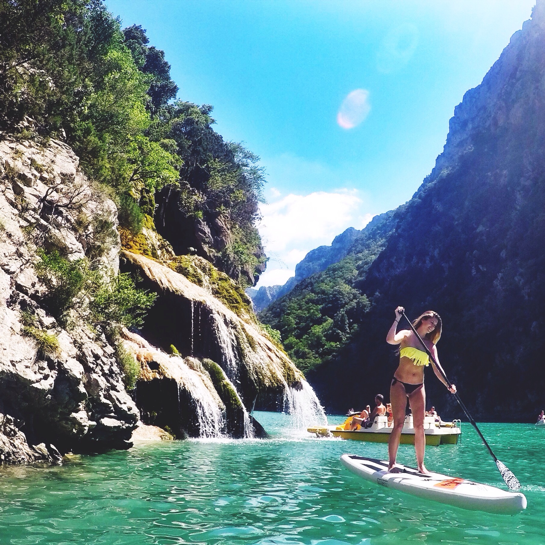 Trying Stand-Up Paddle for the First Time - Les Gorges du Verdon - Provence - Côte d'Azur - South of France (French Riviera)