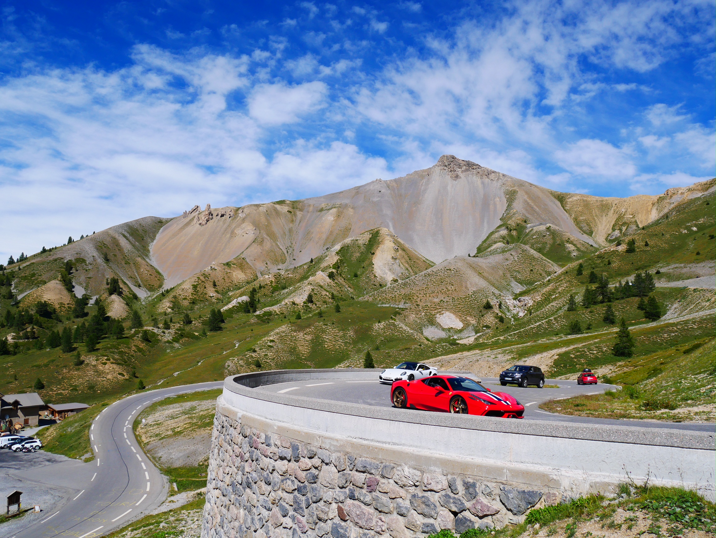 Col d'Izoard - Racing Cars - French Alps - France