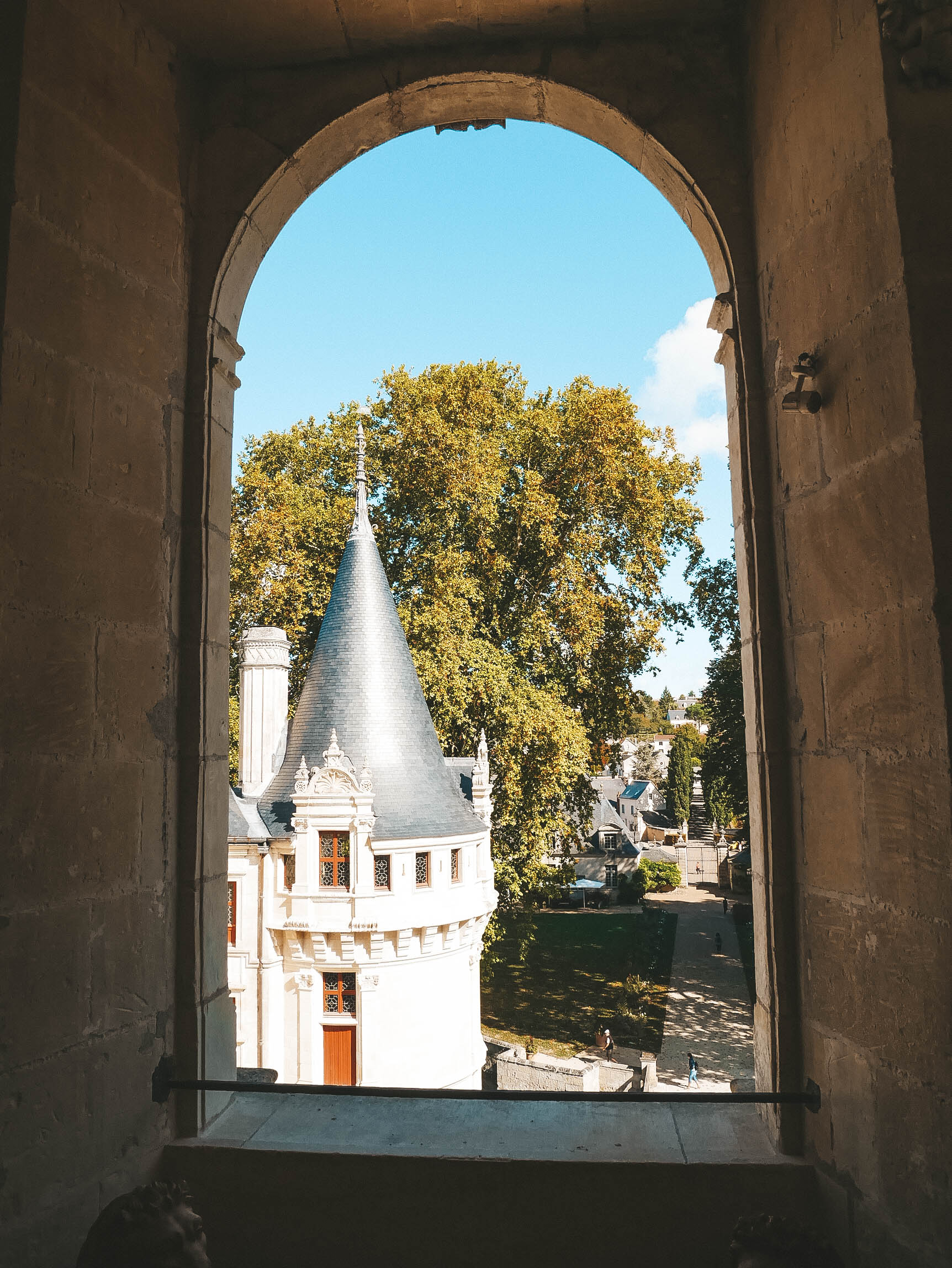 Through the window - Chateau d'Azay-le-Rideau - Loire Valley - France