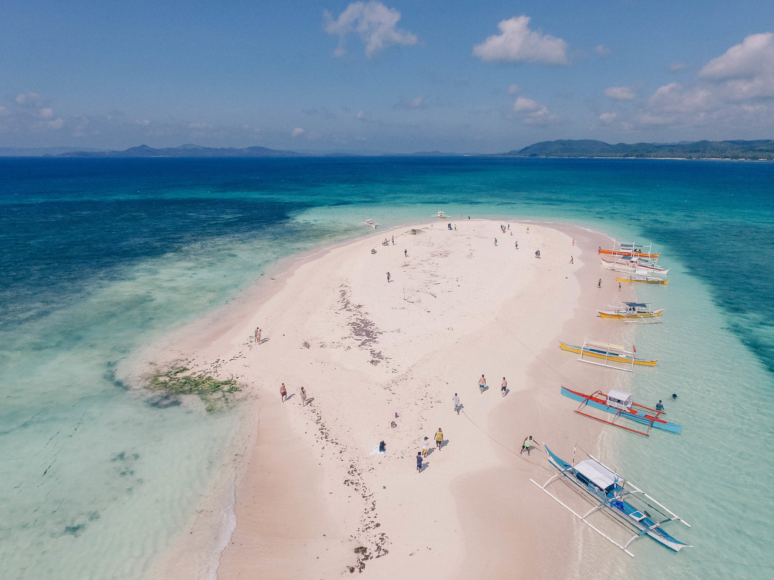 DJI Drone Shot - Naked Island - Siargao - Philippines