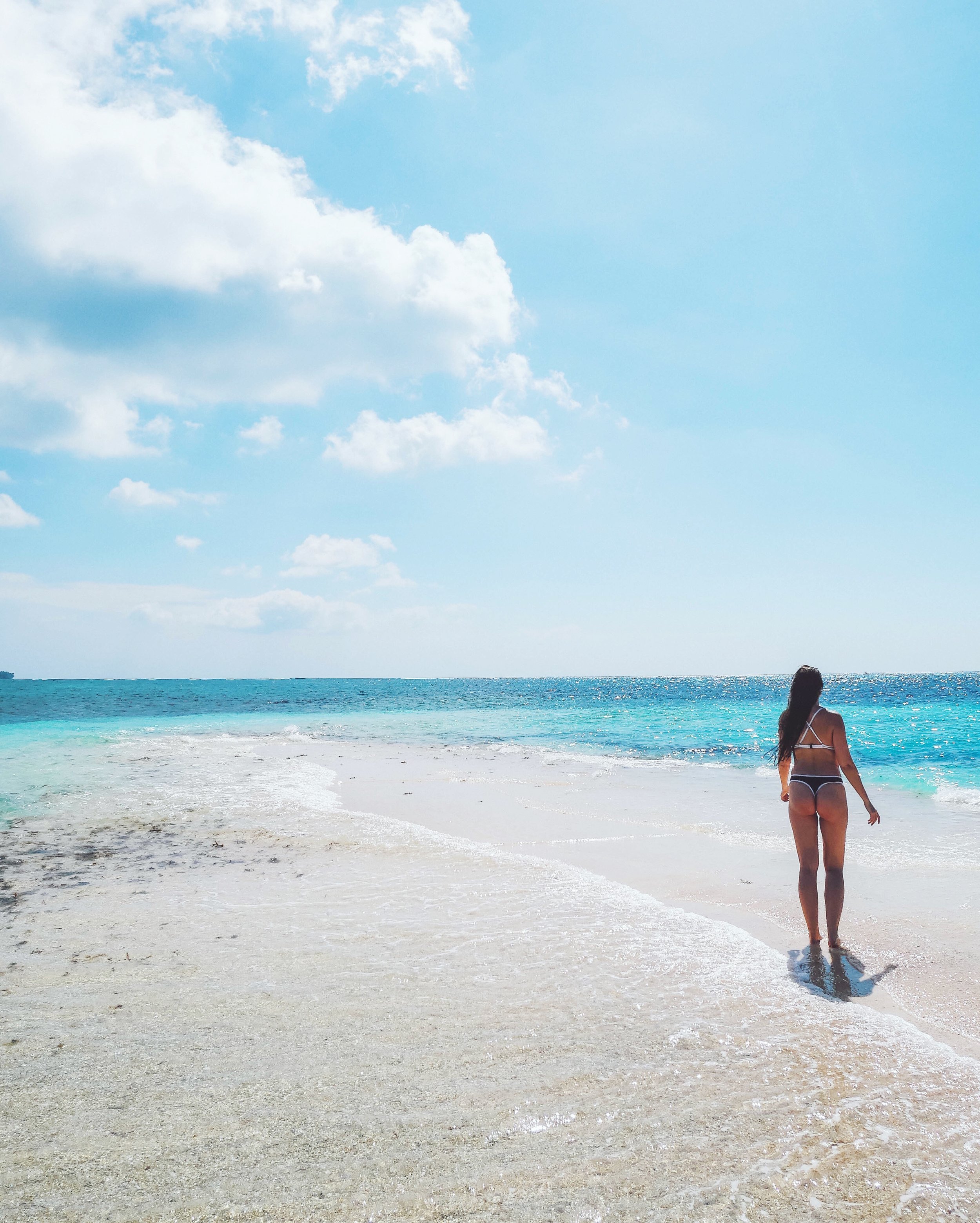 Me exploring Naked Island - Siargao - Philippines