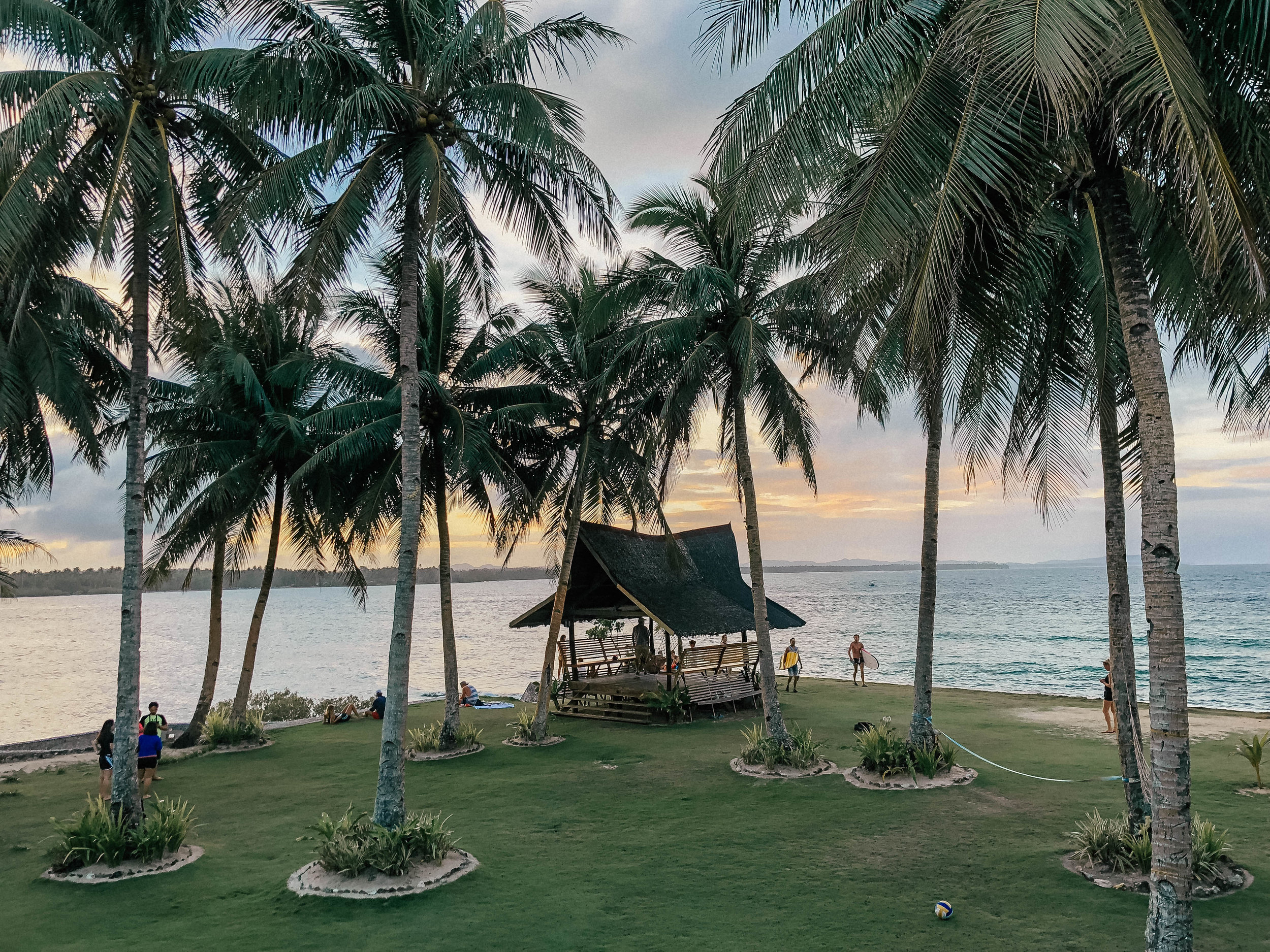 Sunset at Ocean 101 Hotel - Cloud 9 - Siargao Island - Philippines