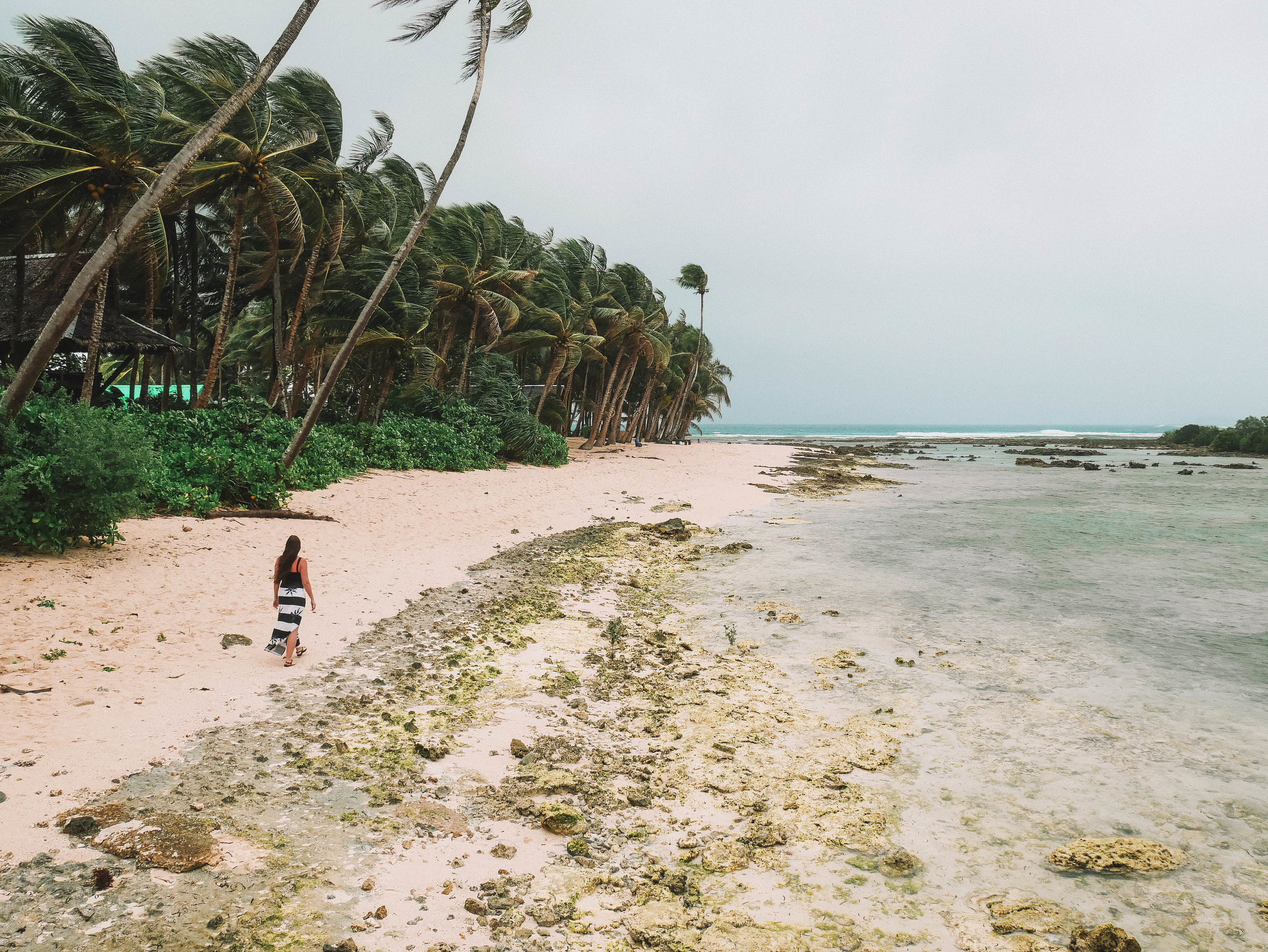 Walking on the Beach - Cloud 9 - Siargao Island - Philippines