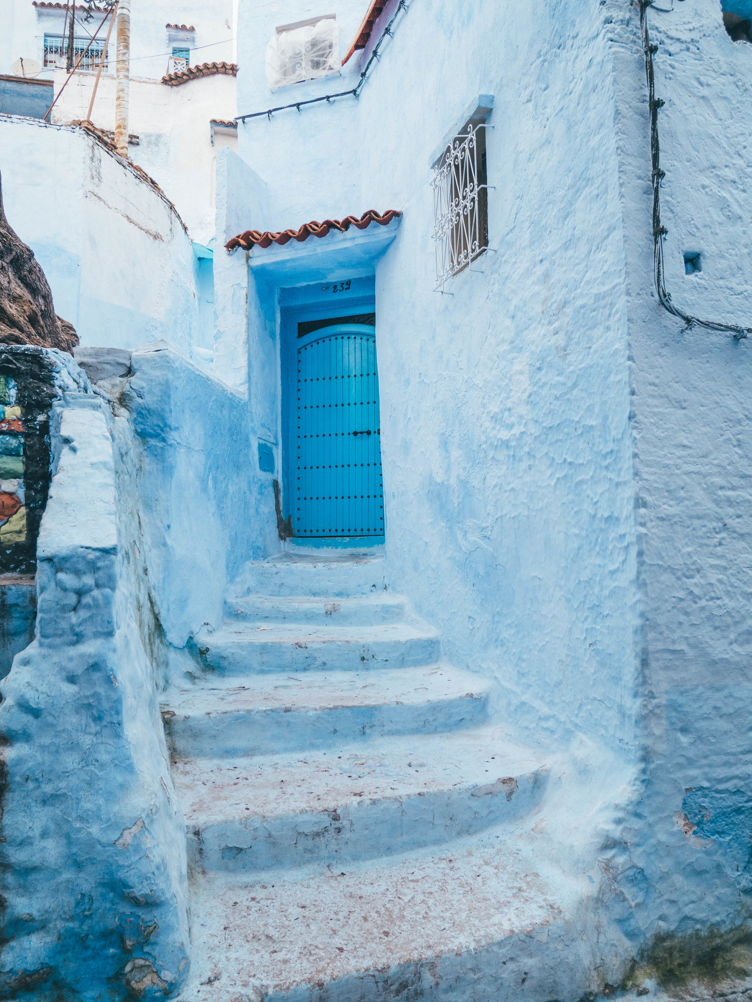 Hidden Blue Staircase - Chefchaouen - Morocco