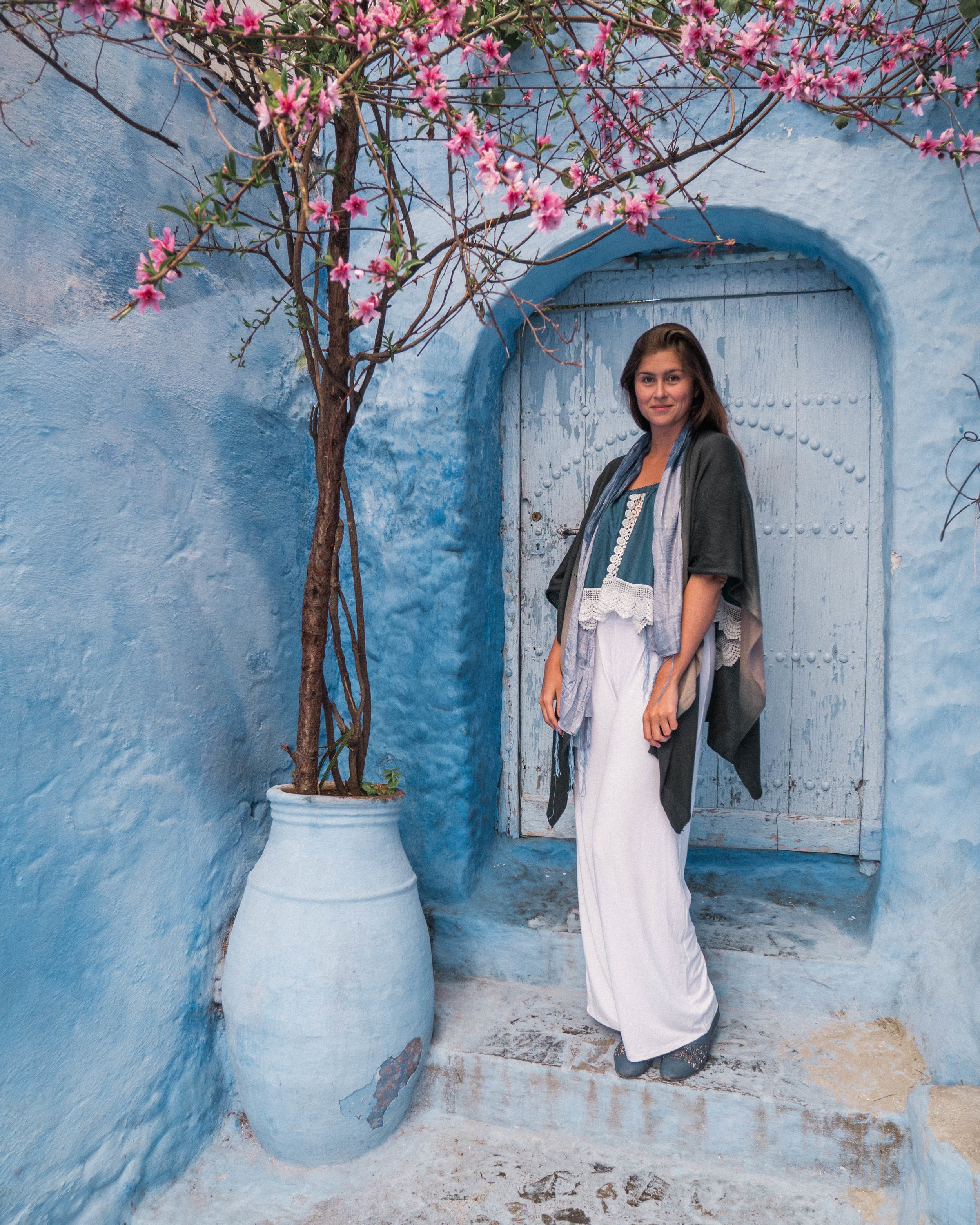 The most beautiful blue corner I could find - Chefchaouen - Morocco