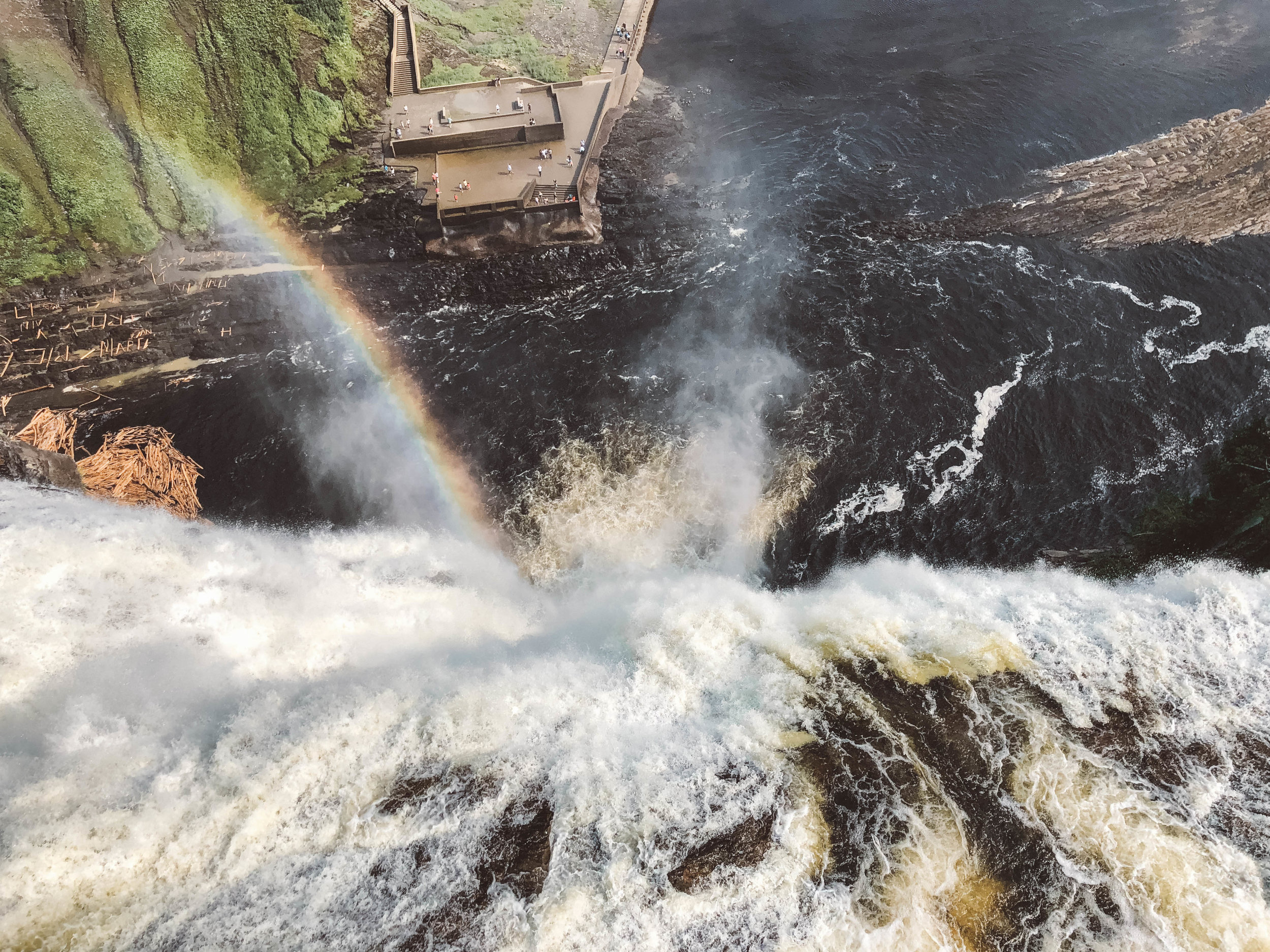 Montmorency Waterfalls Rainbow - Quebec City - Canada