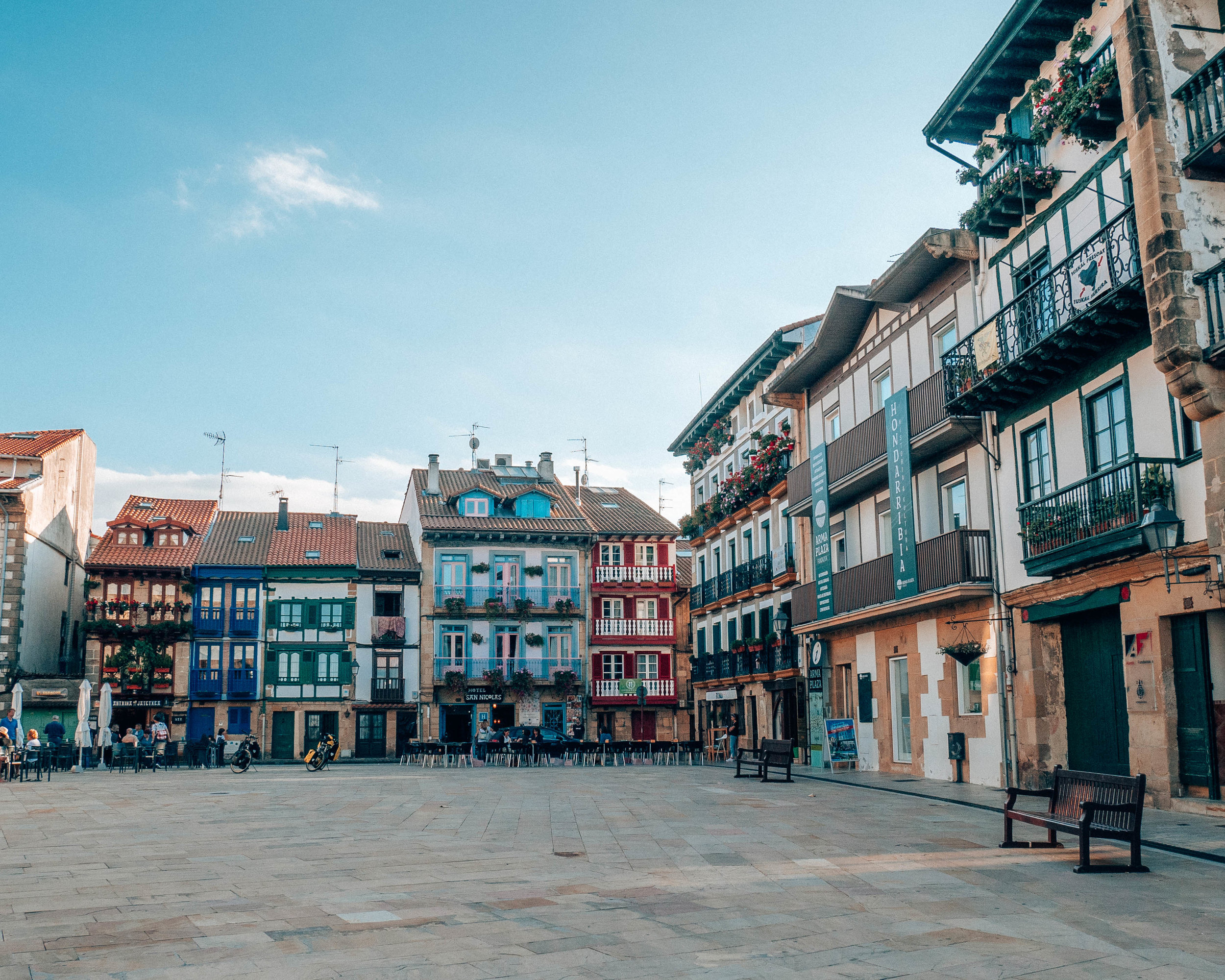 Hondarribia Main Square - Basque Country - Spain