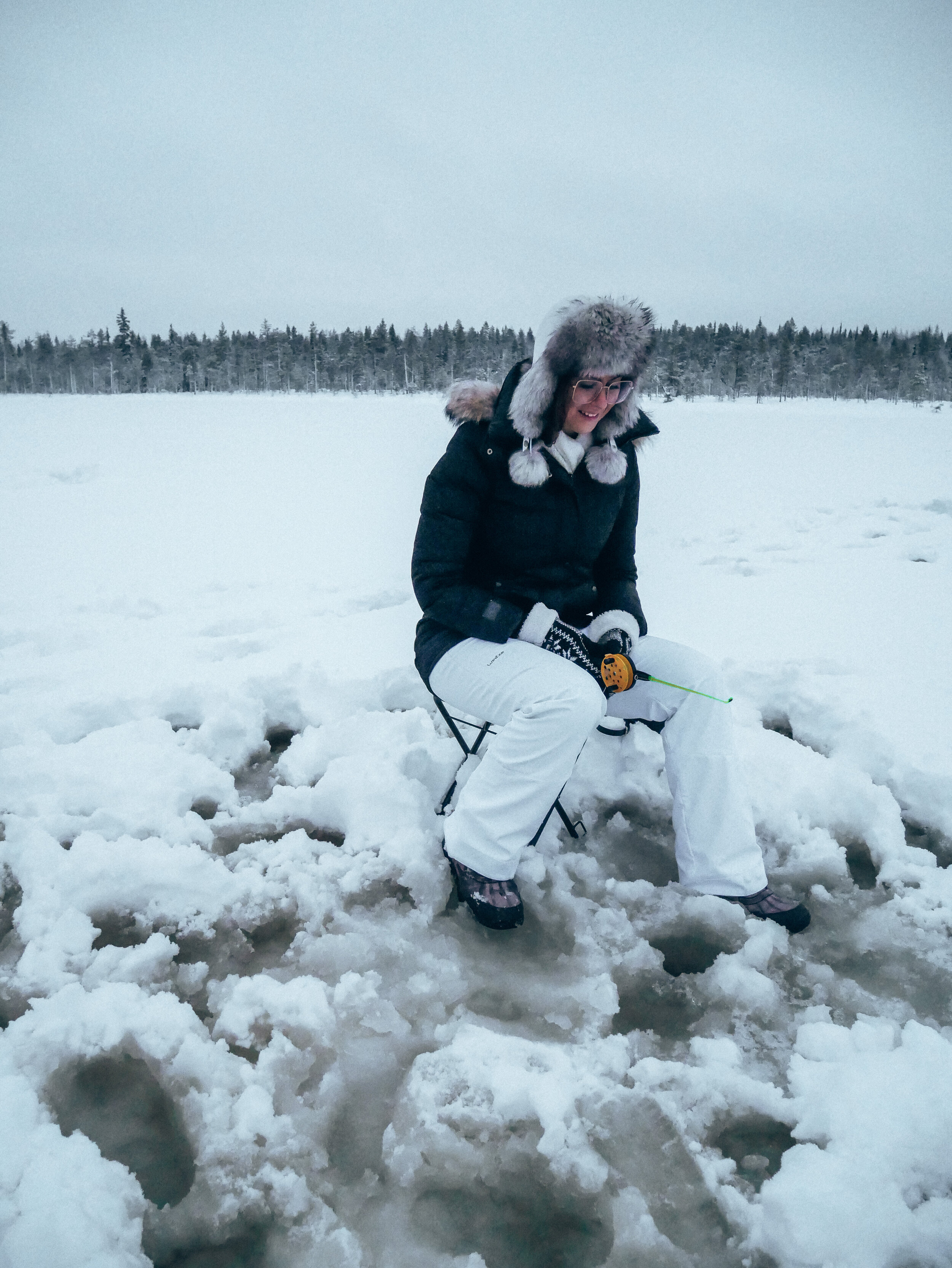 Kittila Ice Fishing - Lapland - Finland