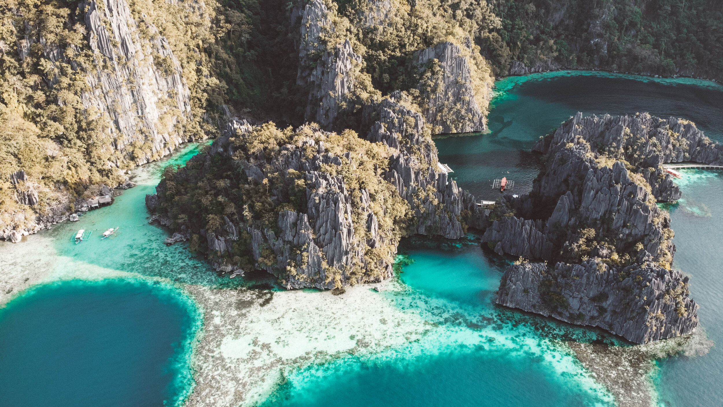 Twin Lagoon - Coron - Philippines - Drone Photography