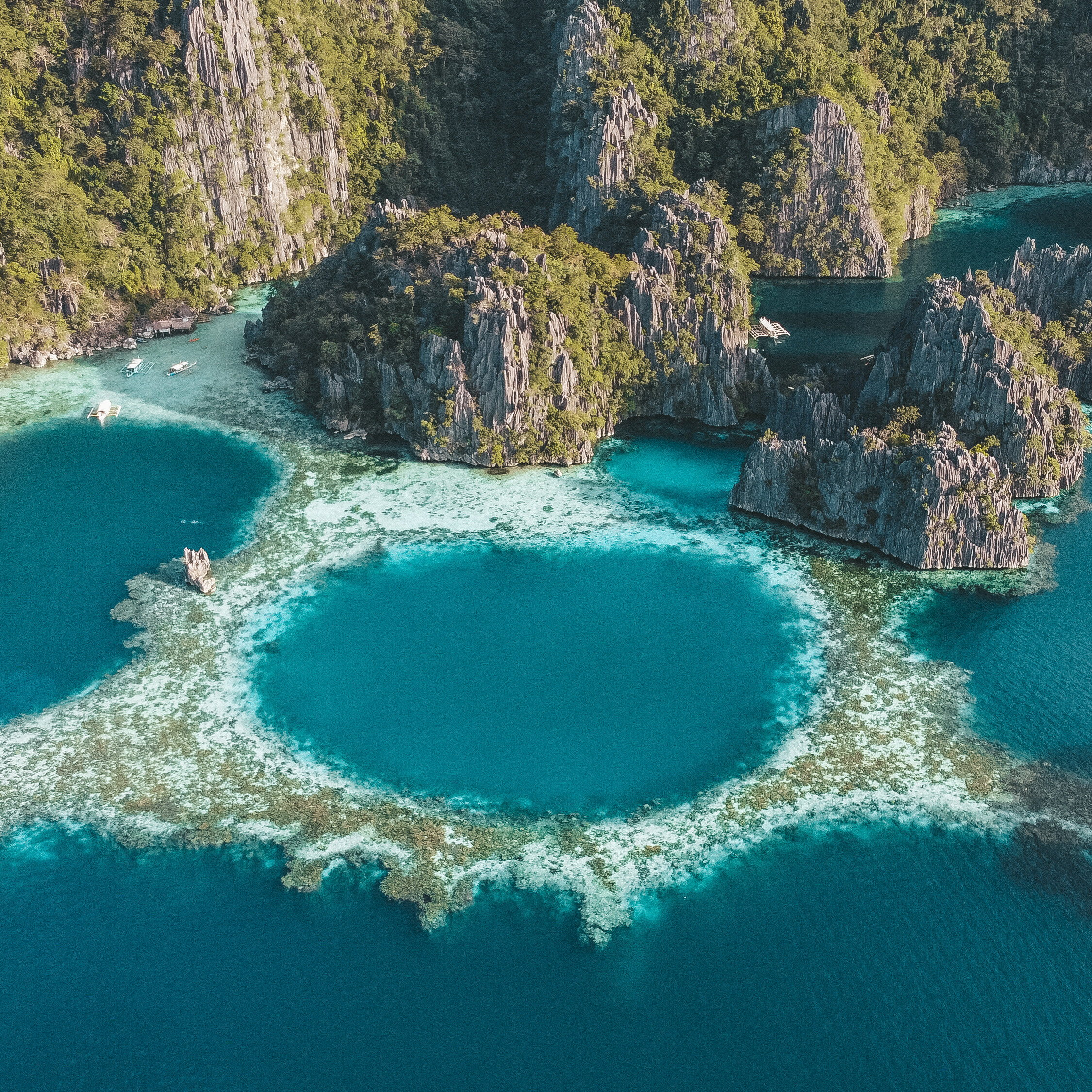 Twin Lagoon - Coron - Philippines - Drone Photography