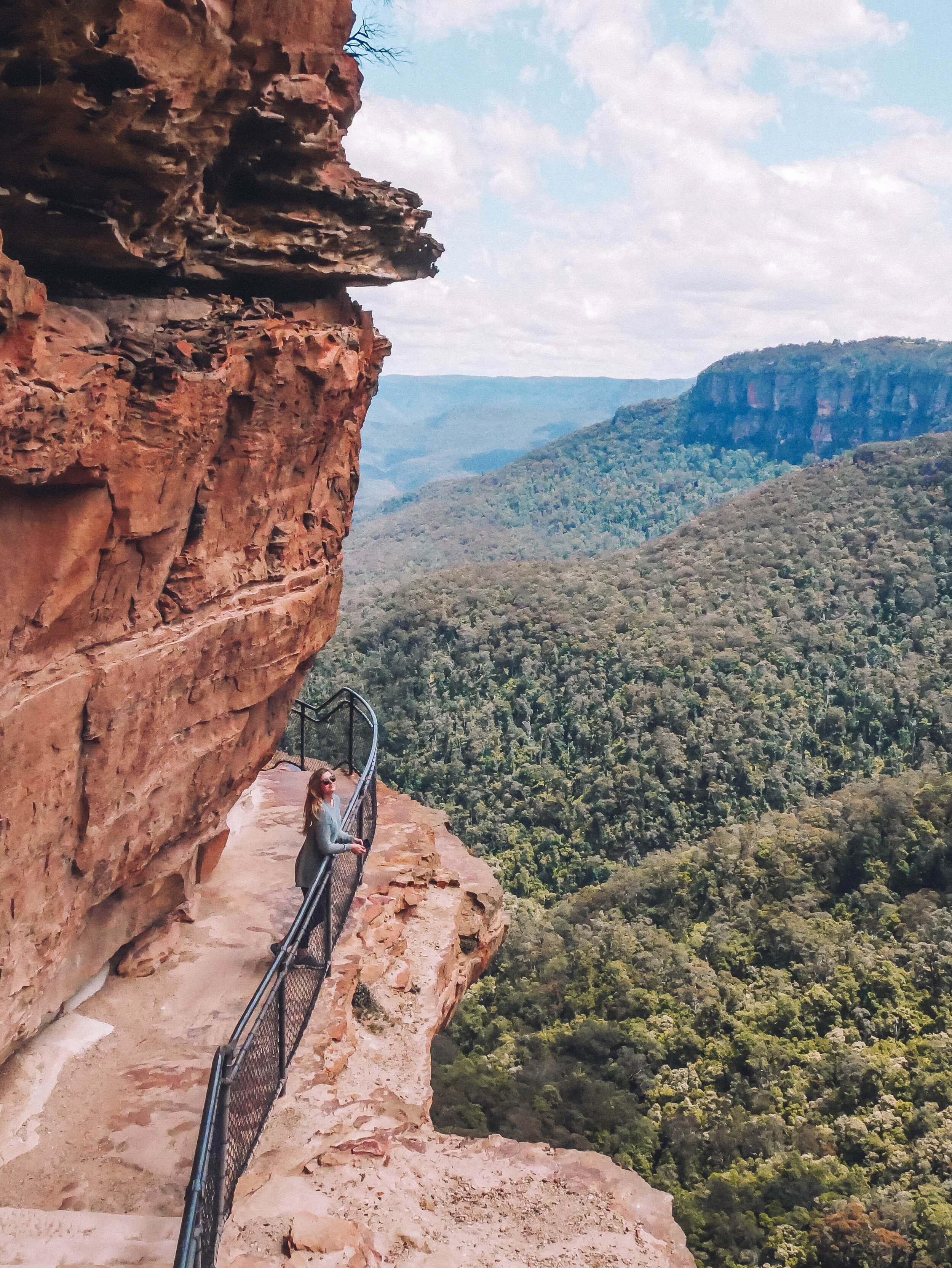 Lookout on the valley - Wentworth Falls - Blue Mountains - New South Wales (NSW) - Australia