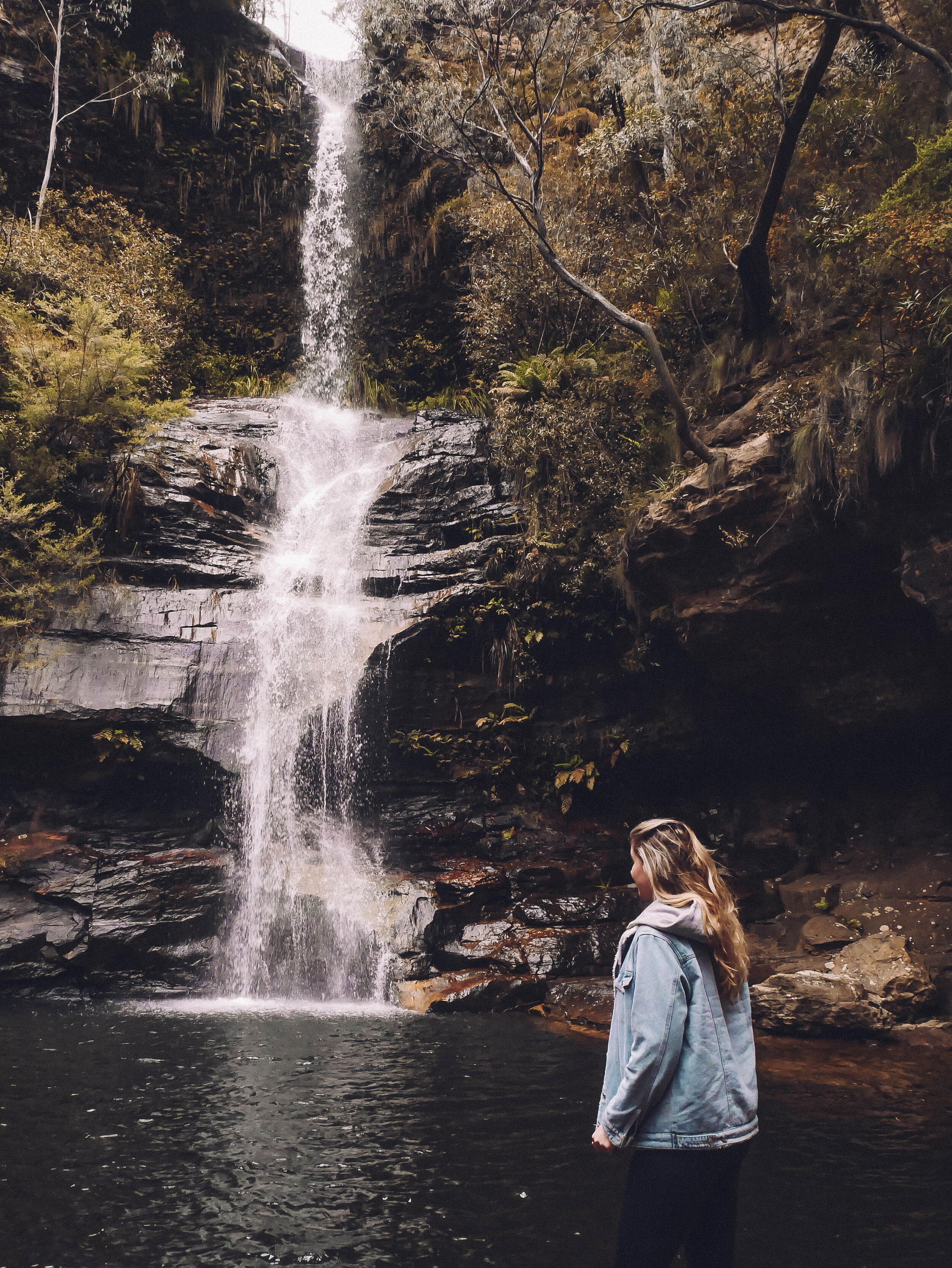 At the Base of Minnehaha Falls - Blue Mountains - New South Wales (NSW) - Australia