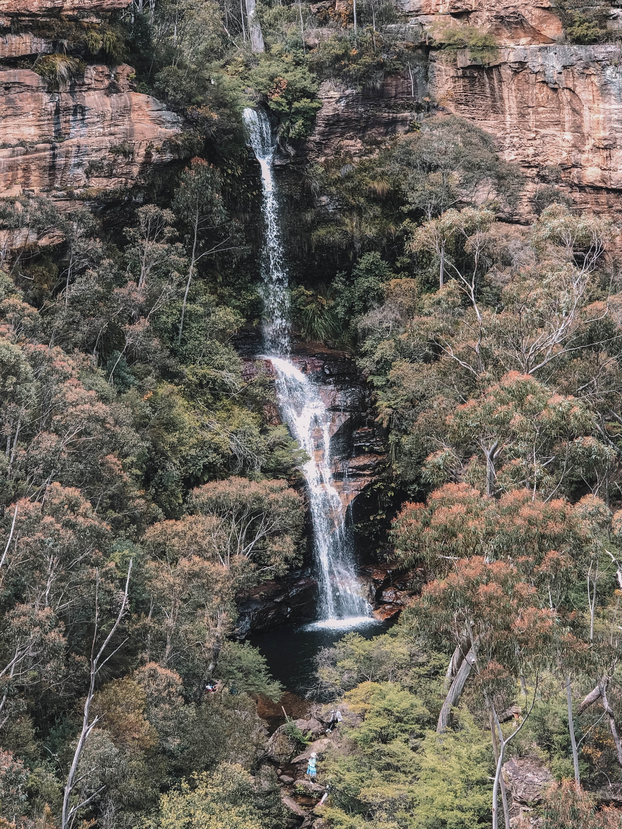 Minnehaha Falls seen from above - Blue Mountains - New South Wales (NSW) - Australia