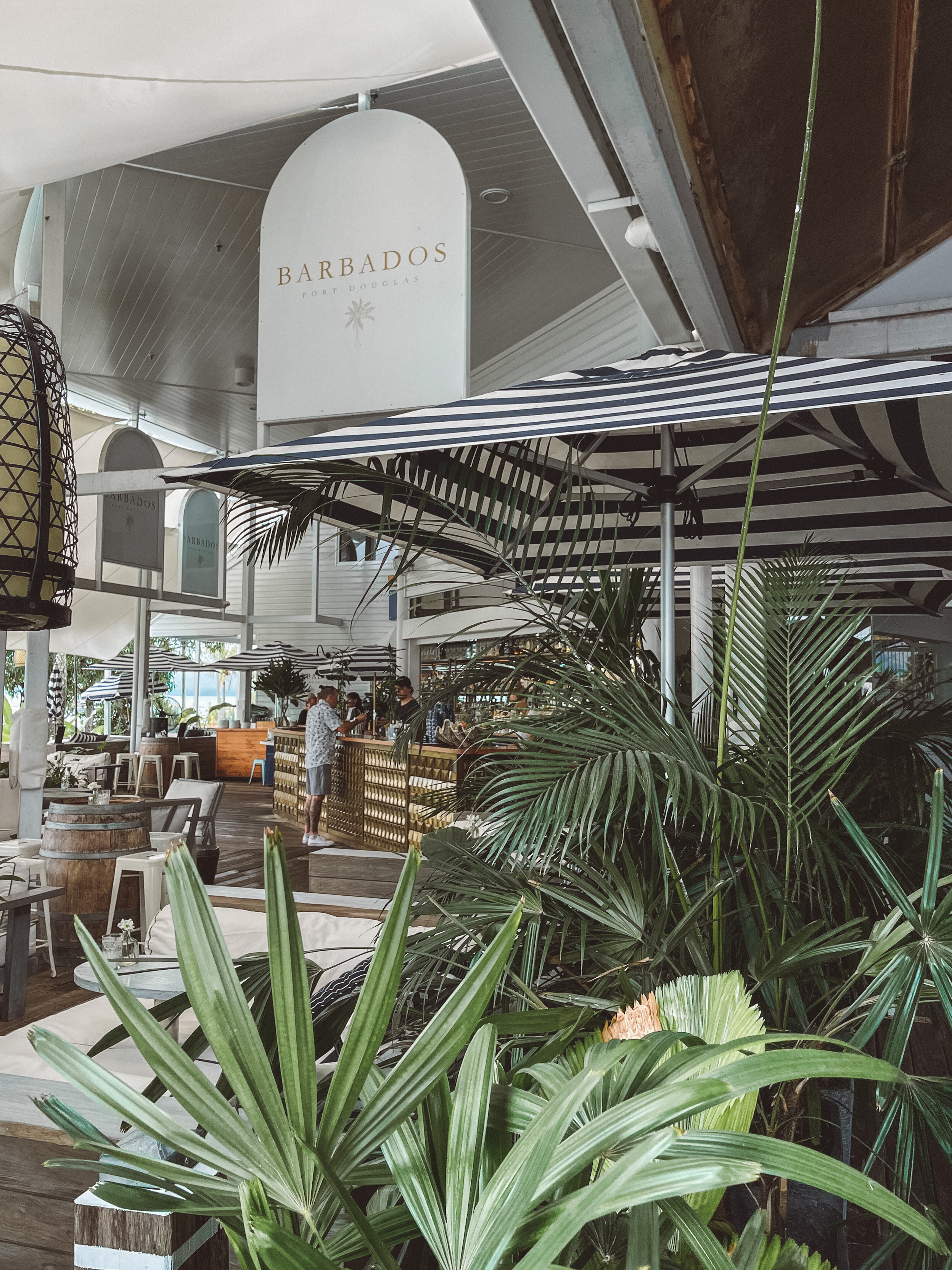 The entrance of Barbados Restaurant - Port Douglas - Tropical North Queensland (QLD) - Australia