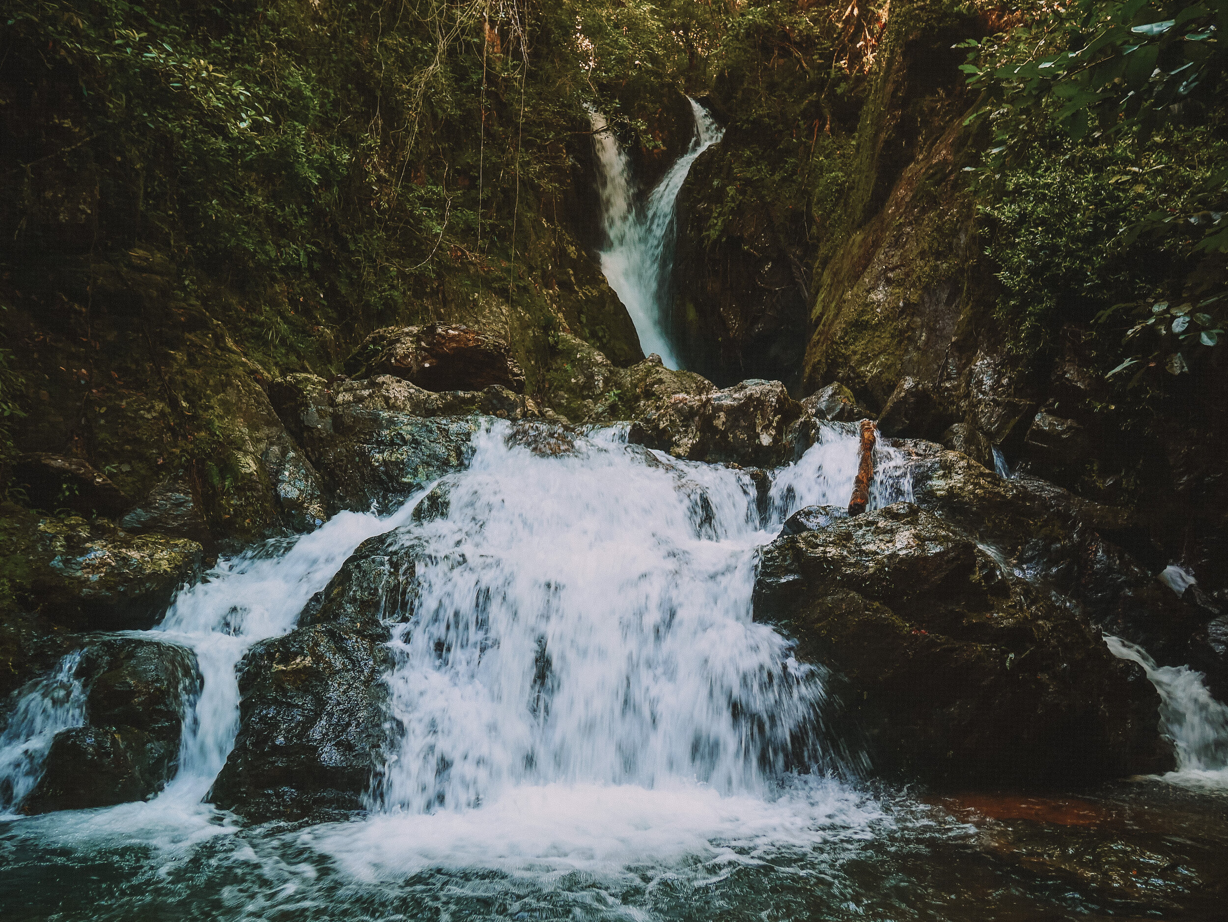 Long Exposure of Fairy Falls at Crystal Cascades - Cairns - Tropical North Queensland (QLD) - Australia