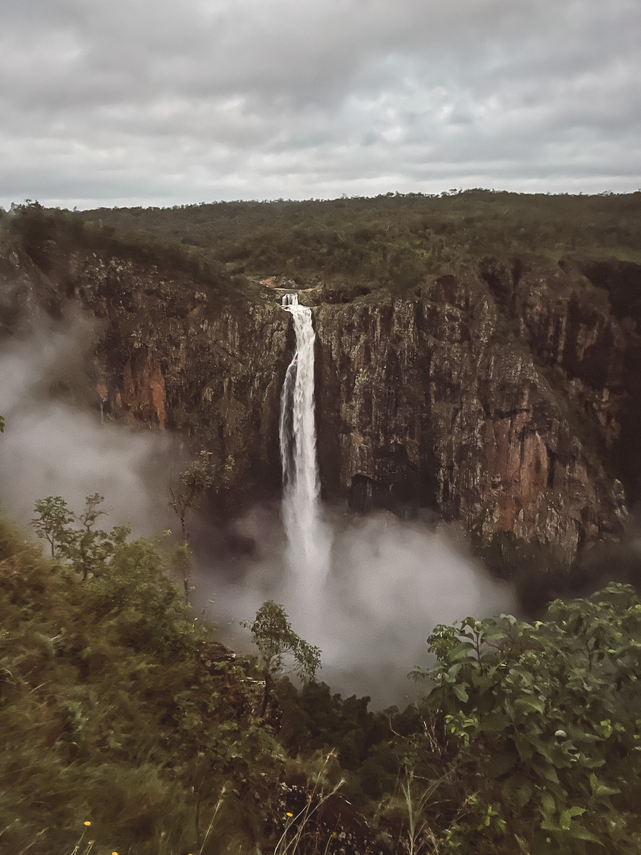 View at the top - Wallaman Falls - Tropical North Queensland (QLD) - Australia