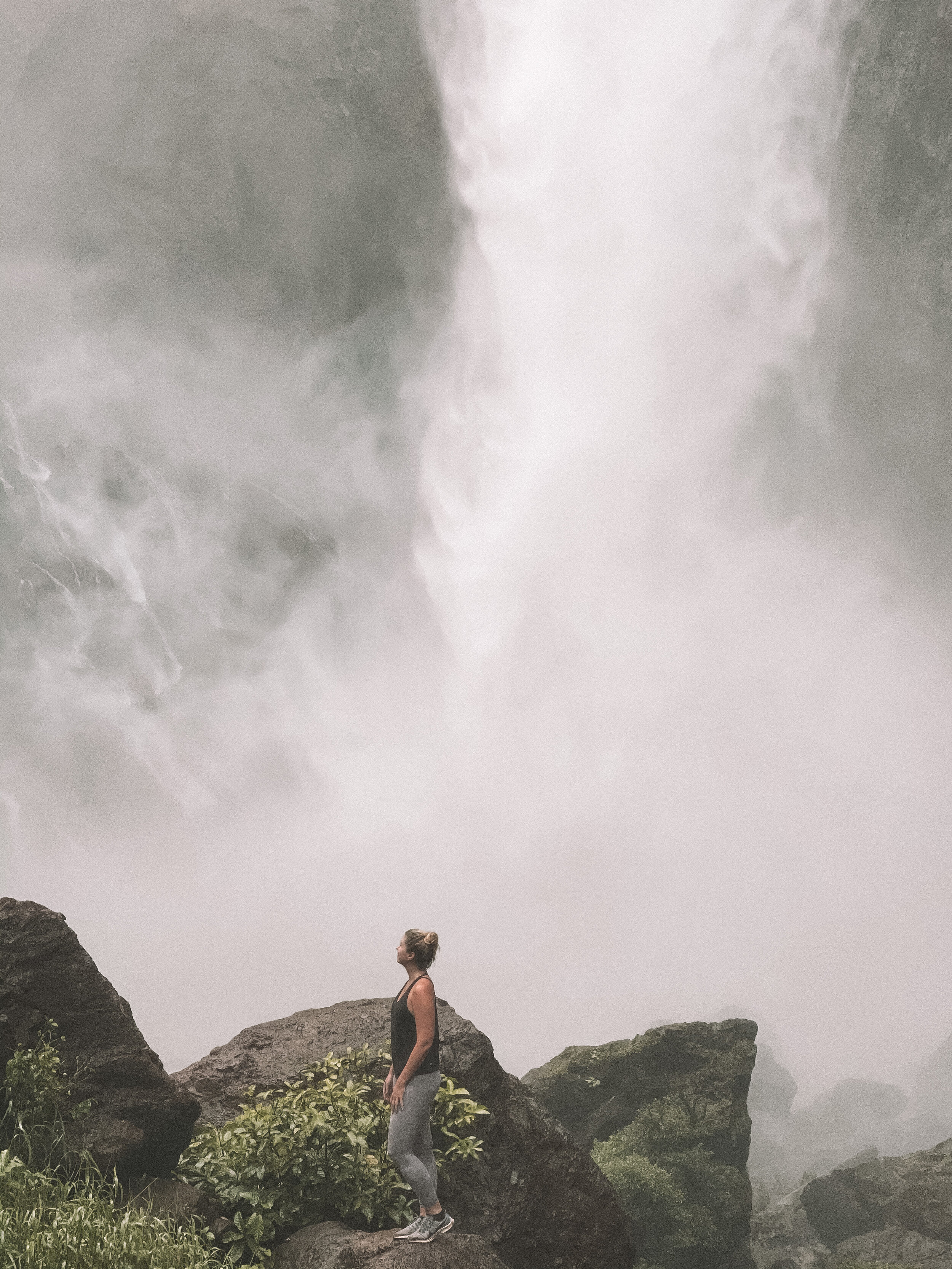 I made it down to the bottom of the falls - Mist Everywhere - Wallaman Falls - Tropical North Queensland (QLD) - Australia