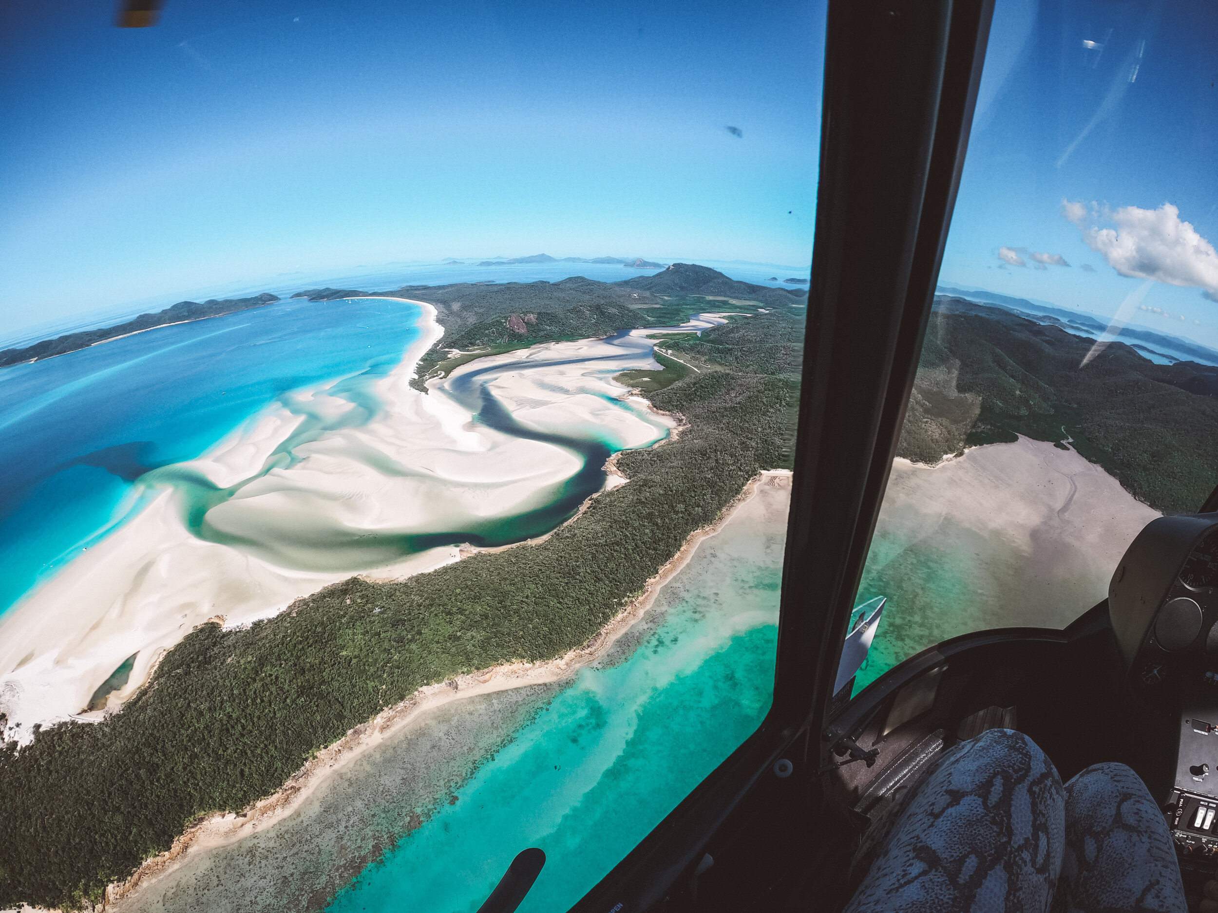 La plage de Whitehaven vue du ciel - Airlie Beach - Whitsundays - Whitsundays - Tropical North Queensland (QLD) - Australie