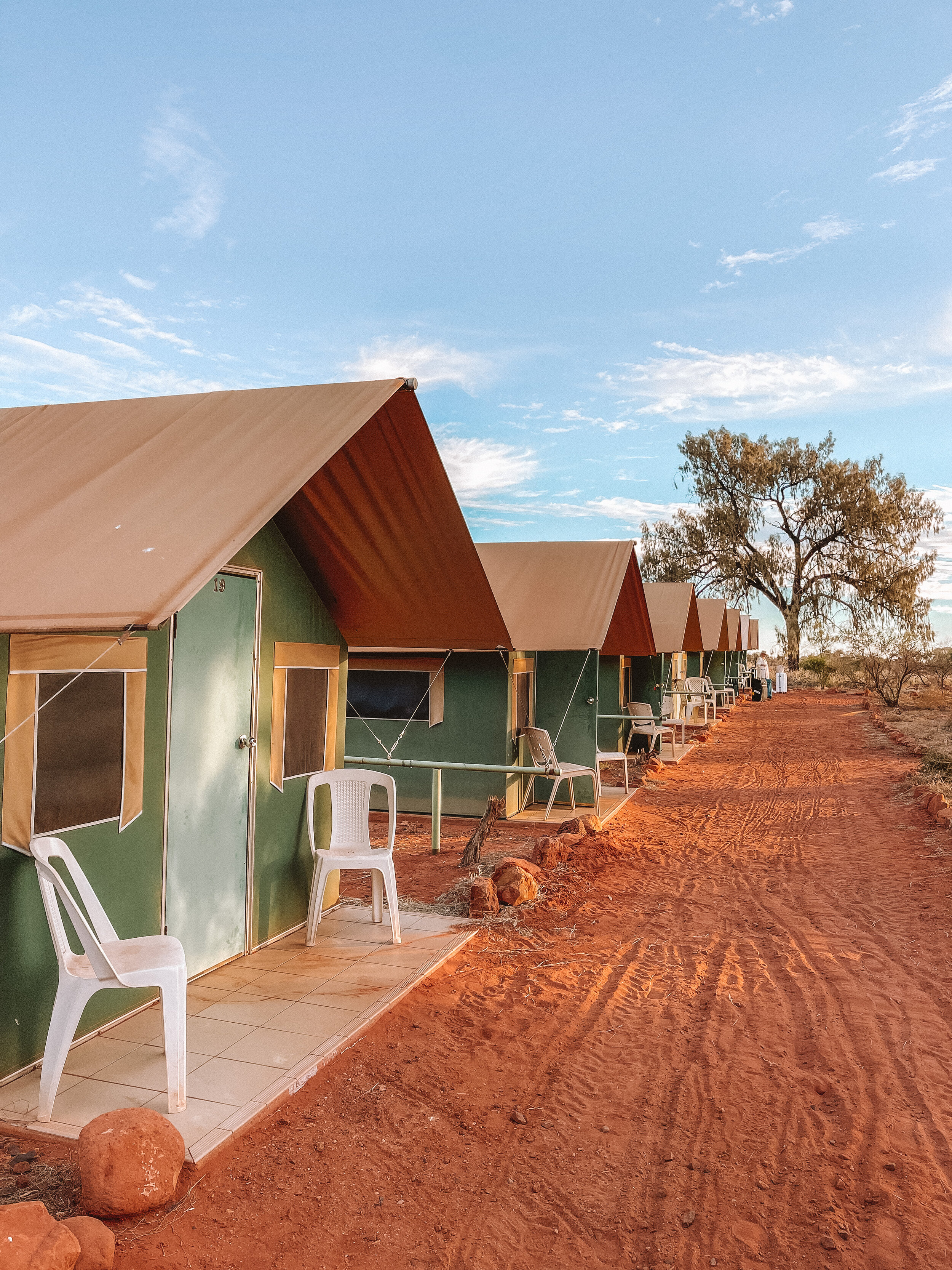Kings Creek Canyon Campsite Tents - Petermann - Northern Territory - Australia