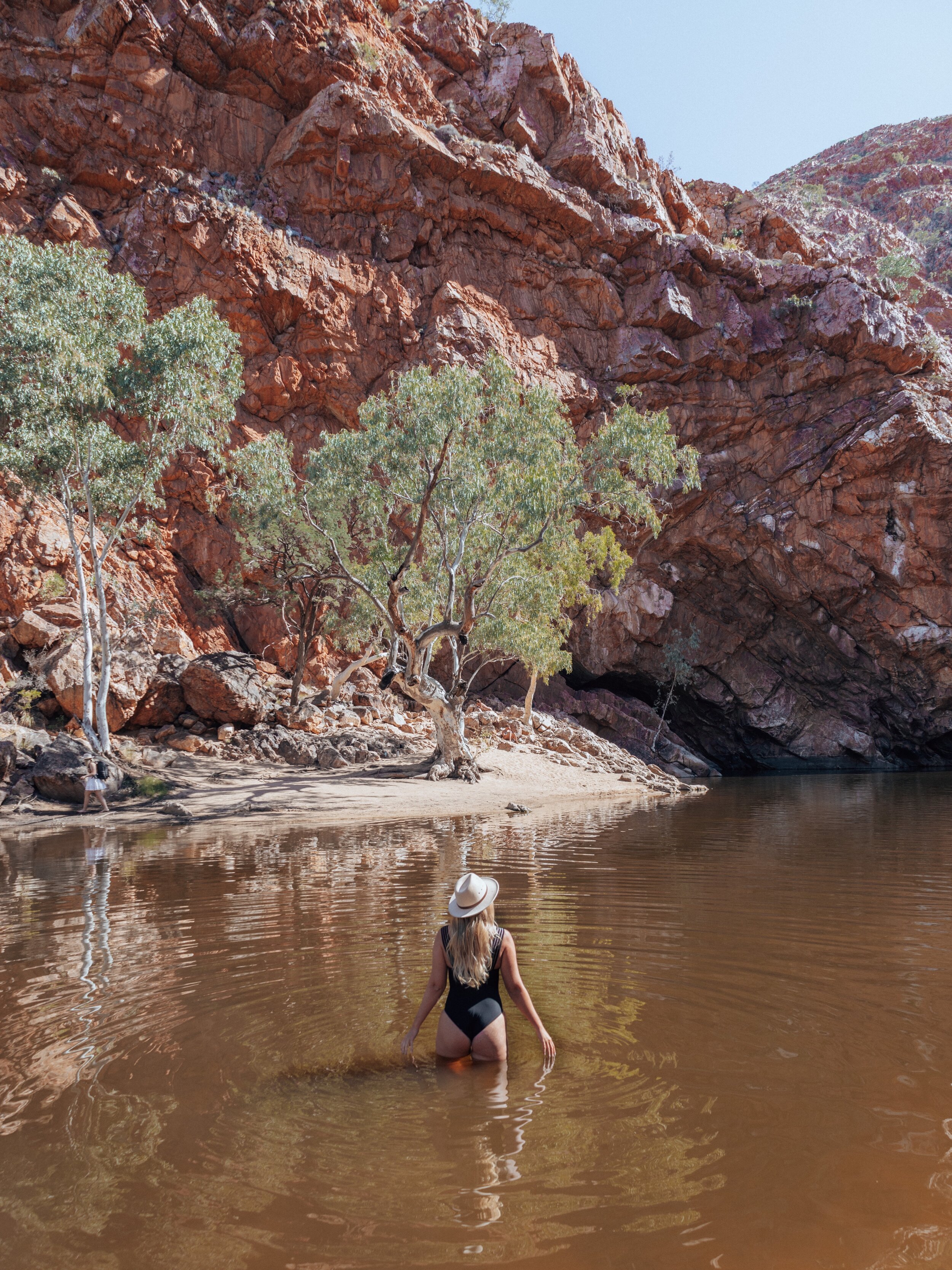 As far as I got into the water - Ormiston Gorge - West MacDonnell Ranges - Northern Territory - Australia