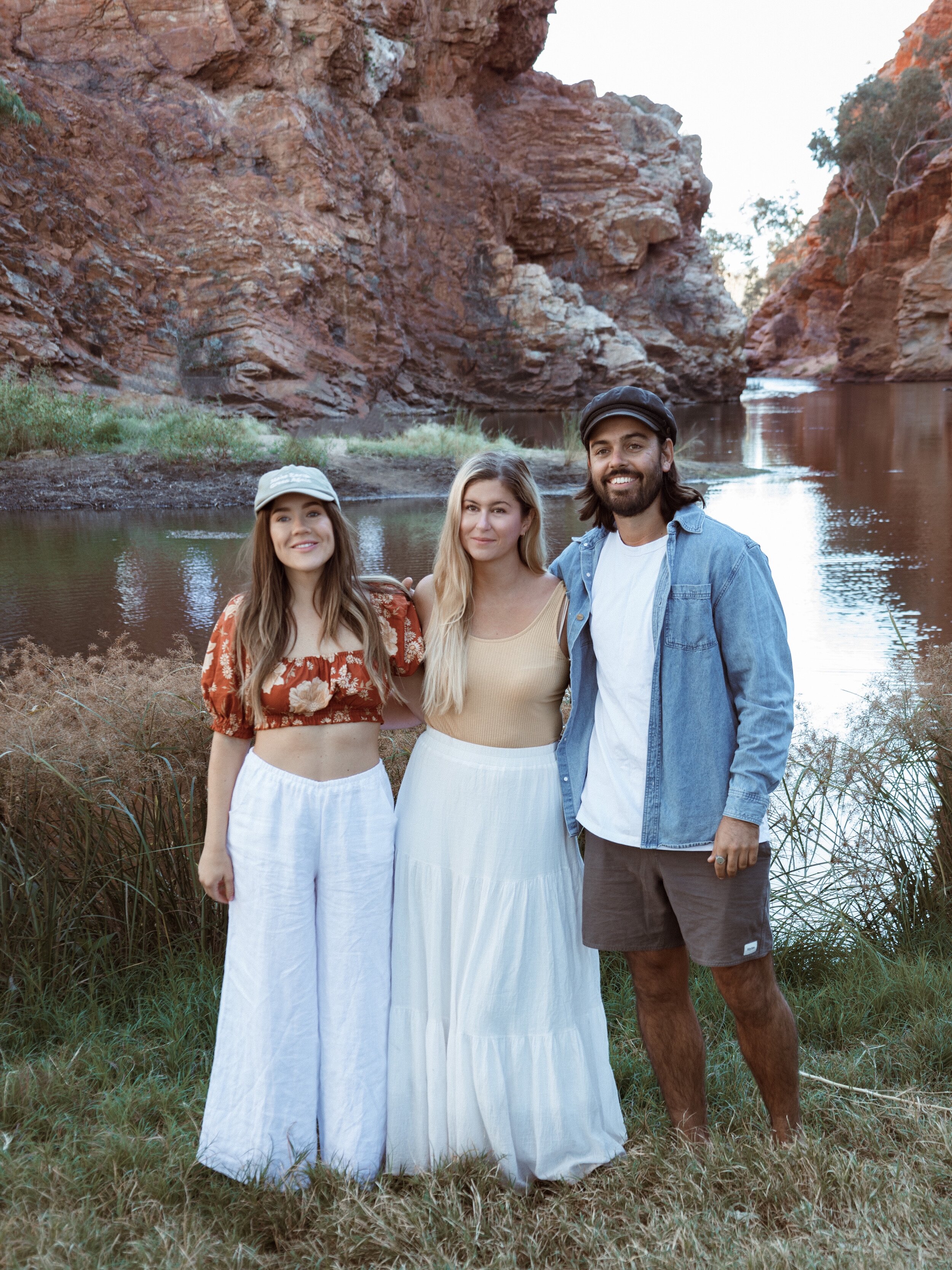 With Hayley Andersen and Kyle Hunter at Ellery Creek - West MacDonnell Ranges - Northern Territory - Australia