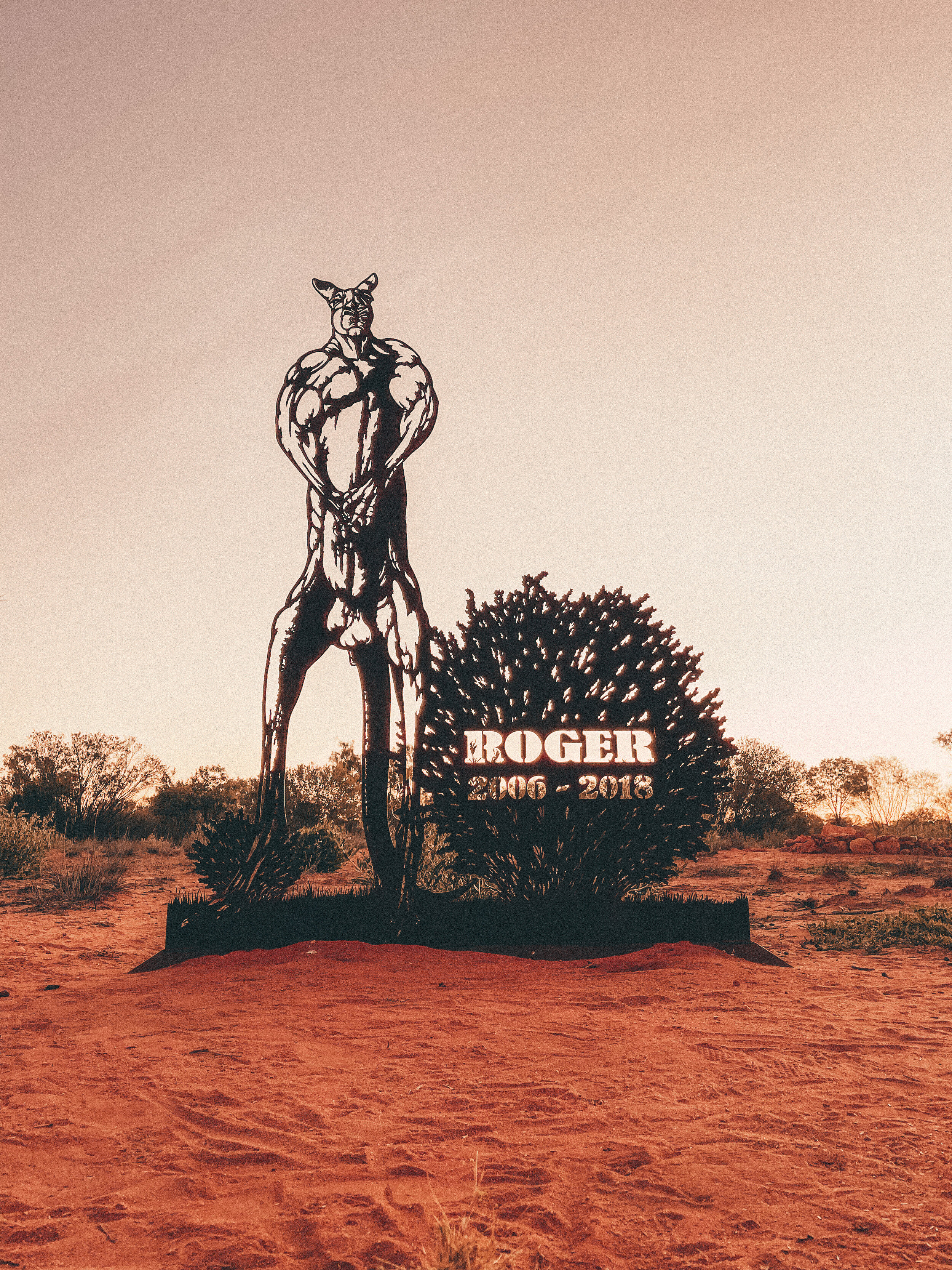 RIP Roger - The Kangaroo Sanctuary - Alice Springs - Northern Territory - Australia