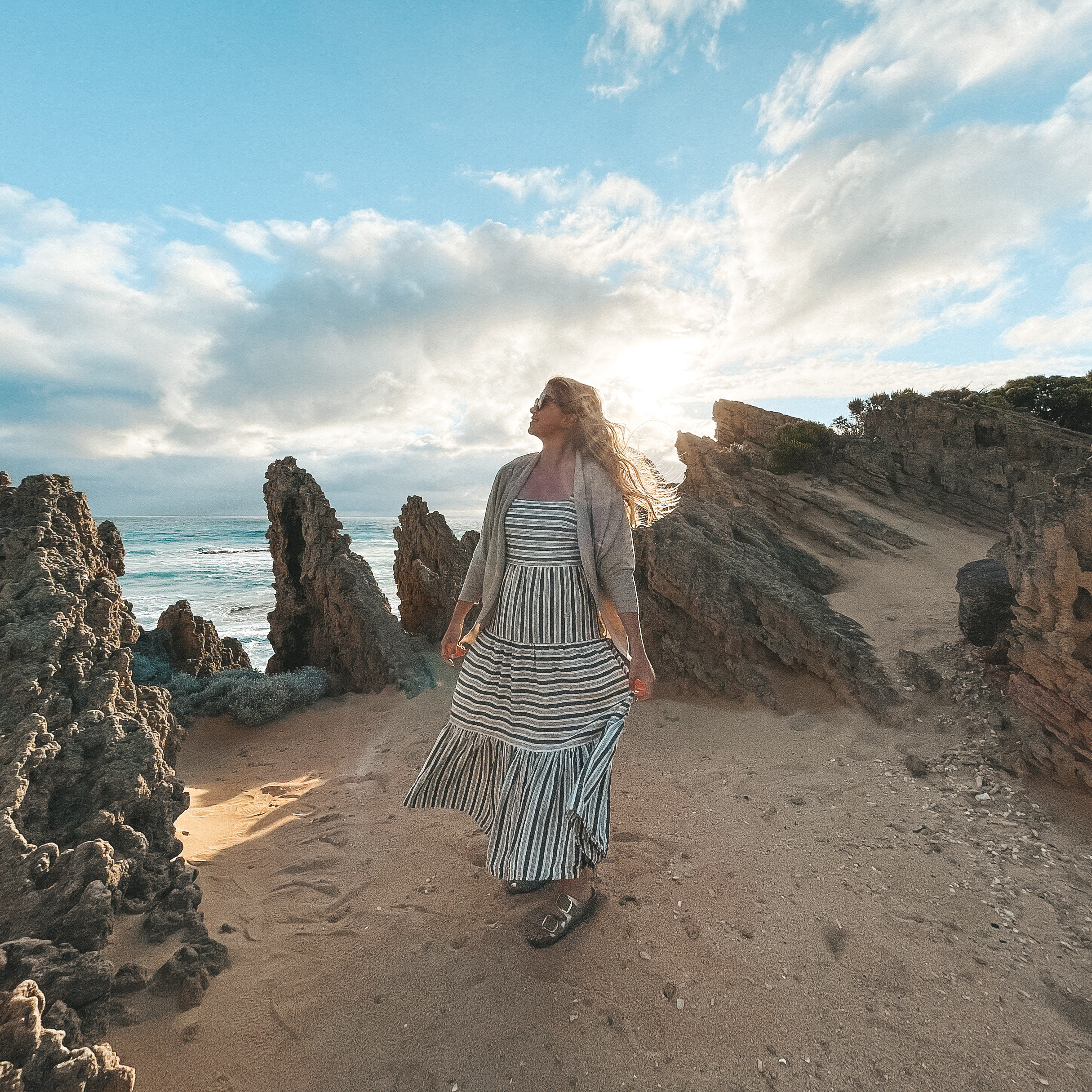 Sunset at the Crags - Port Fairy - Victoria - Australia