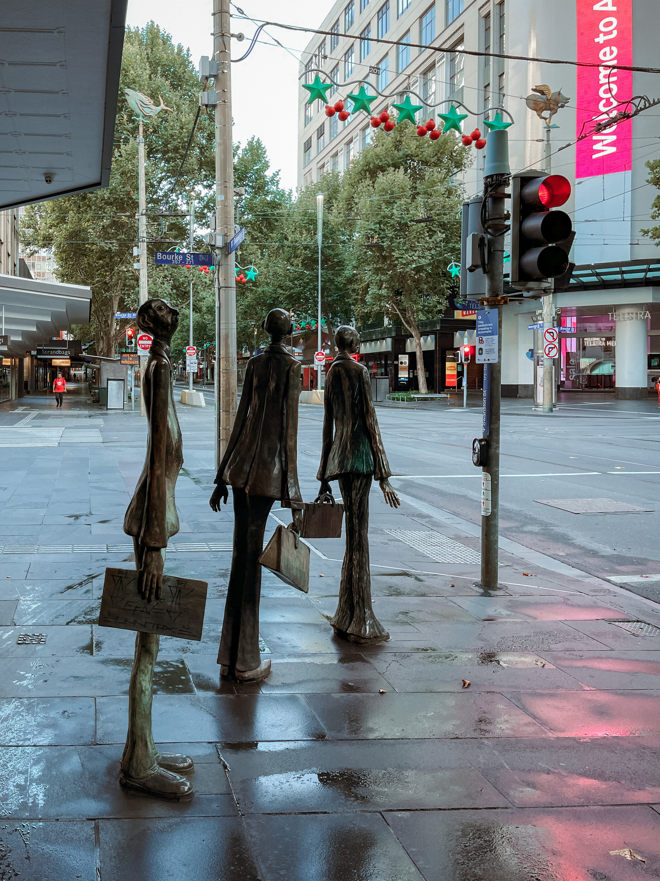 Swanston Street CBD - Melbourne - Victoria - Australia