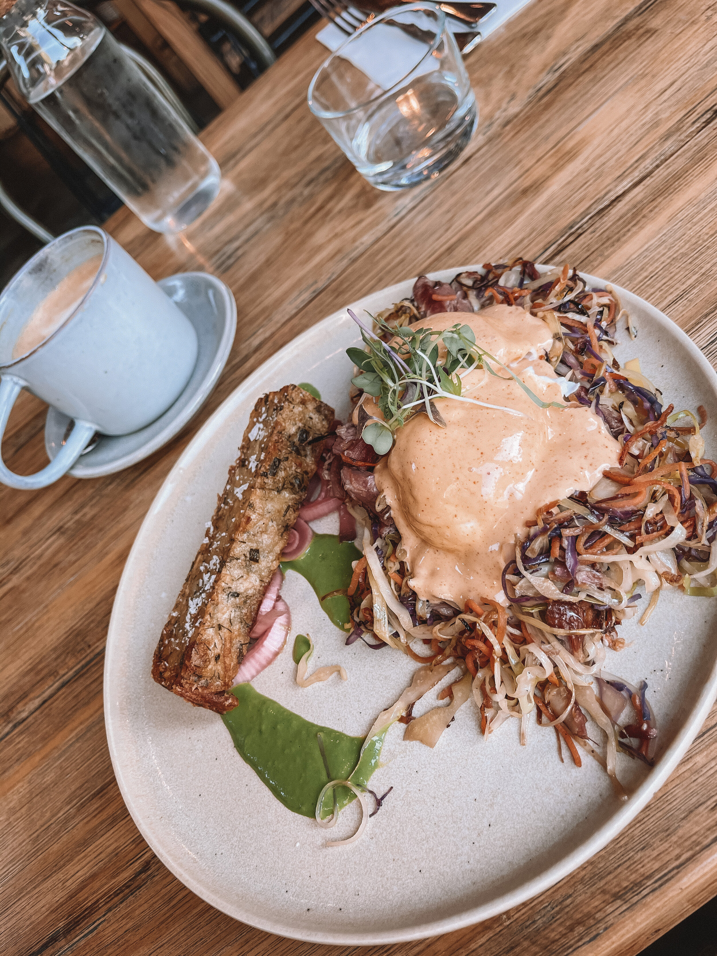 Delicious Ham Hock Hash - OPPEN Scandinavian Cafe - Windsor - Melbourne - Victoria - Australia